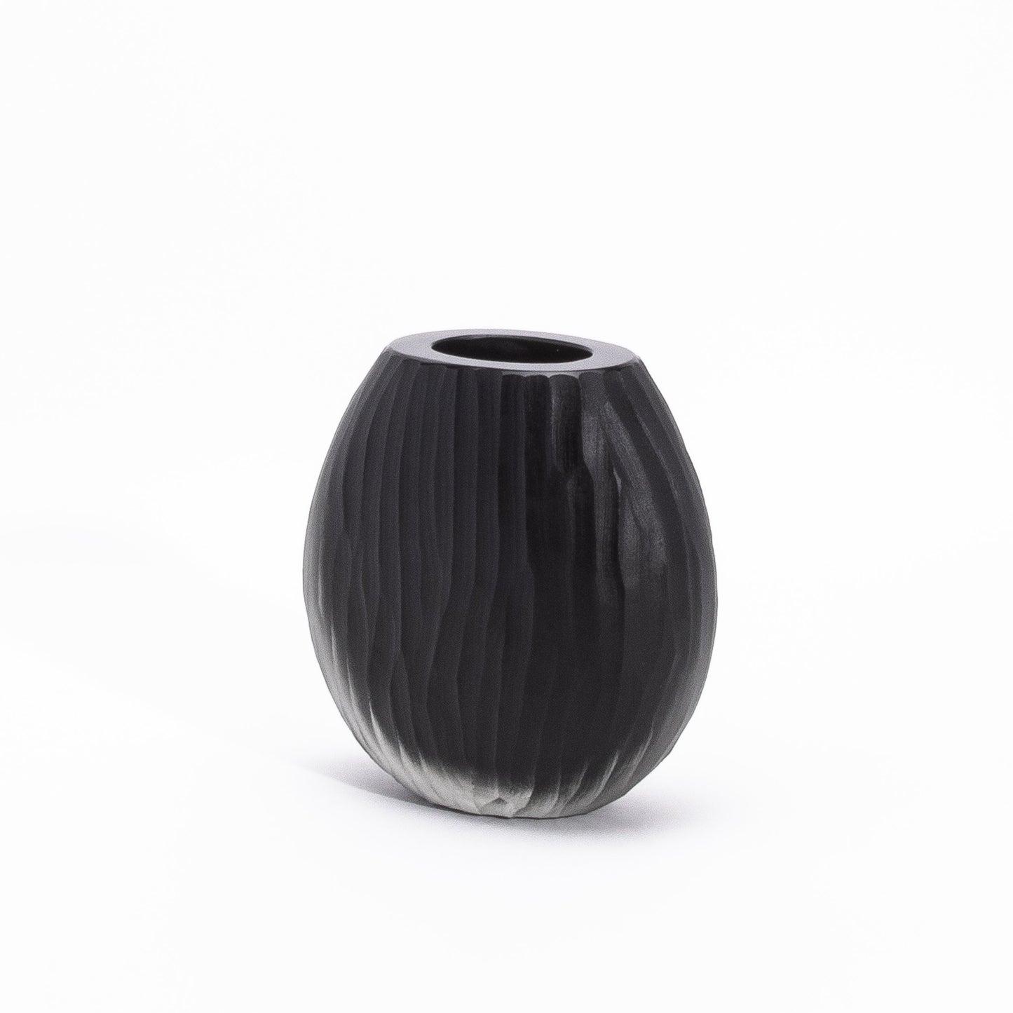 Murano Supreme Vase in Onyx Black