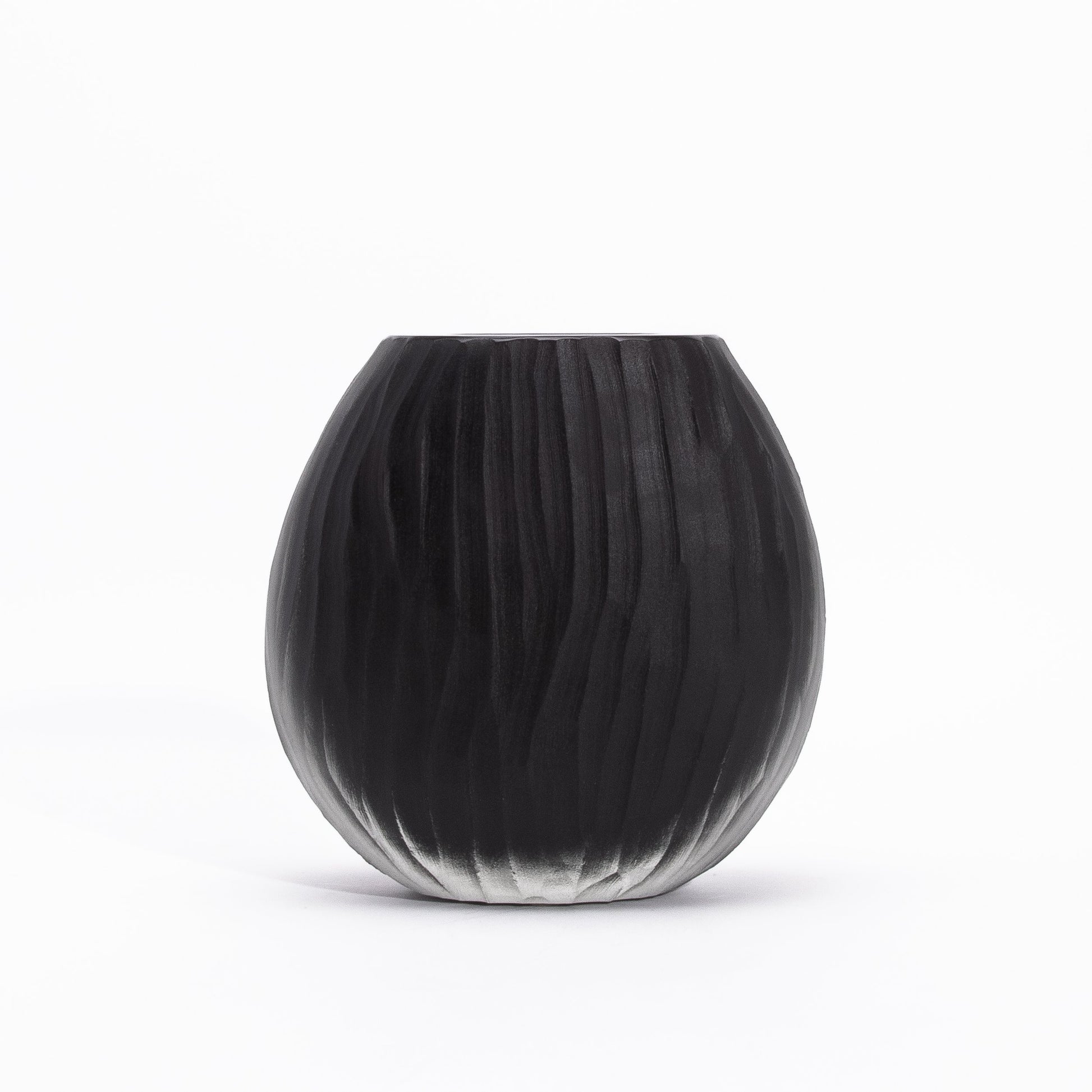 Murano Supreme Vase in Onyx Black