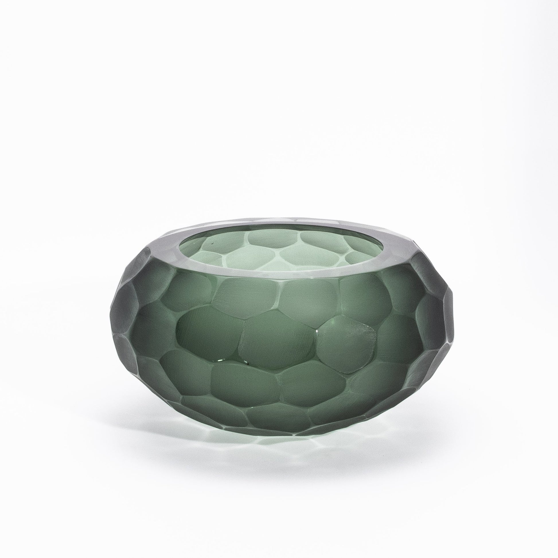 Murano Bowl in Eucalyptus Green