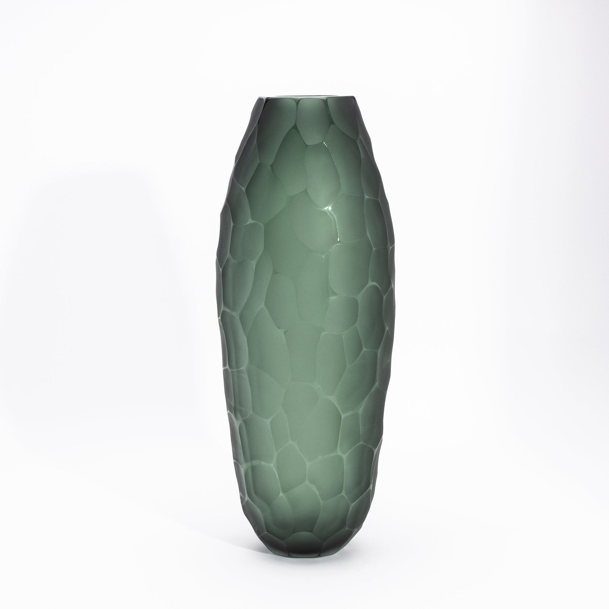 Murano Vase in Eucalyptus Green