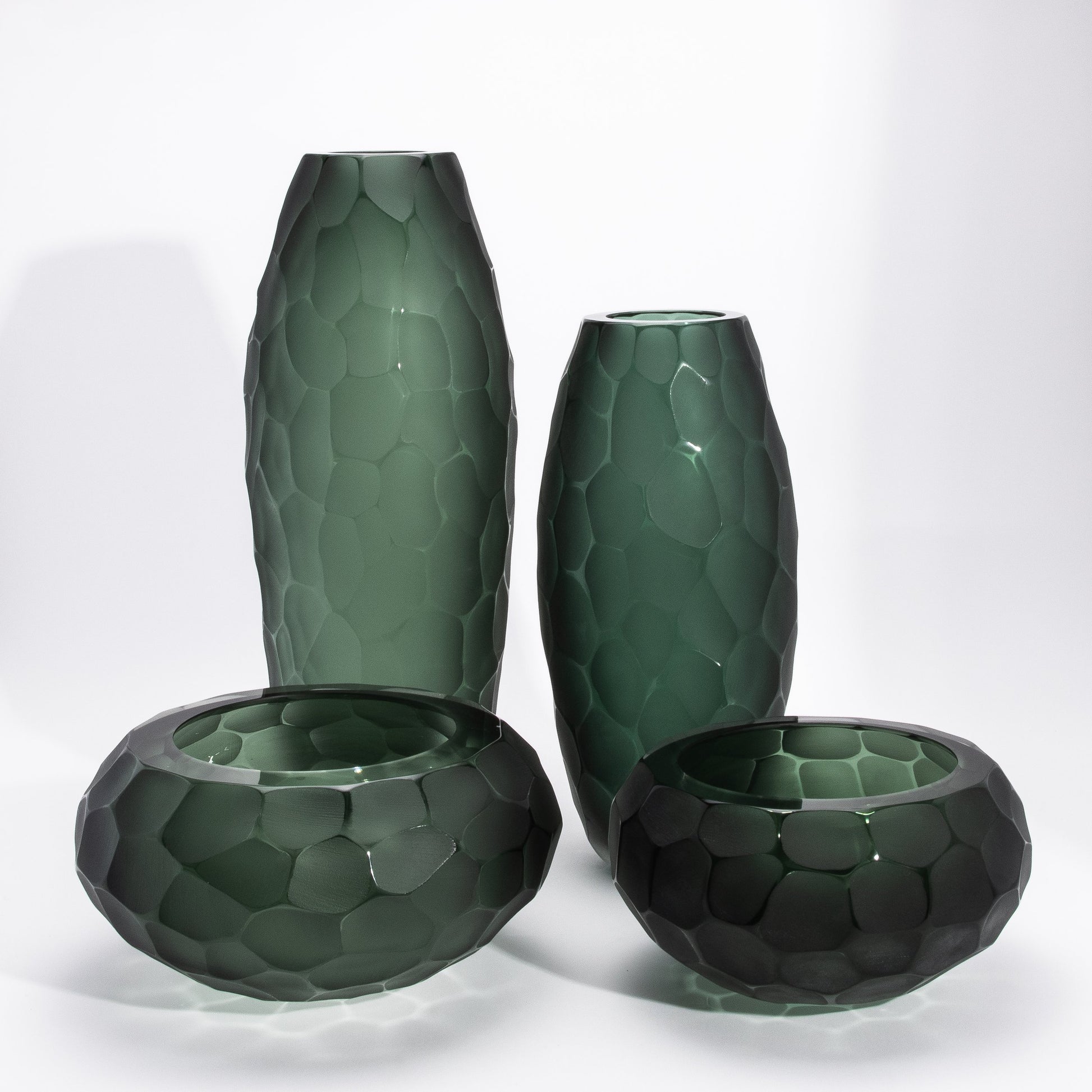 Murano Vase in Eucalyptus Green