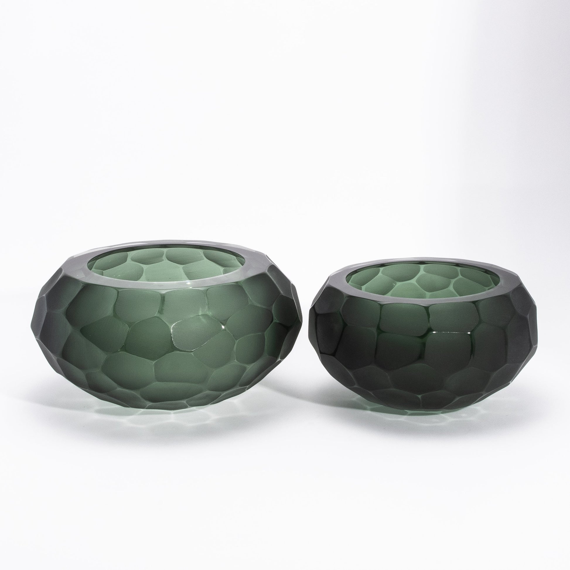 Murano Bowl in Eucalyptus Green