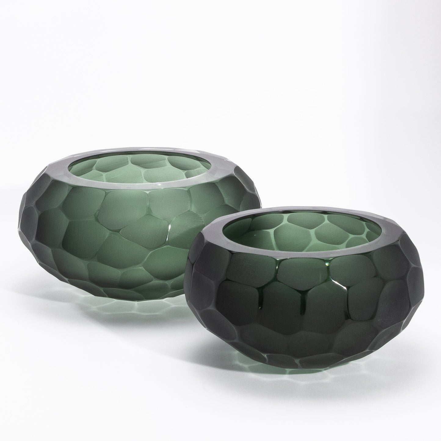 Murano Bowl in Eucalyptus Green