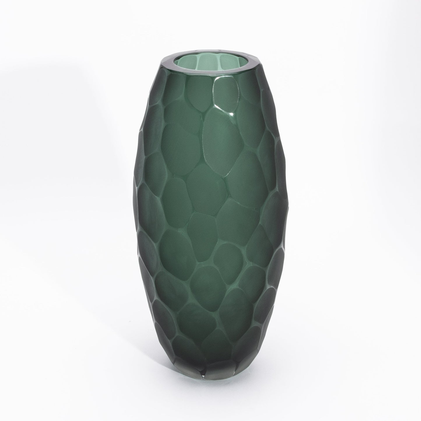 Murano Vase in Eucalyptus Green