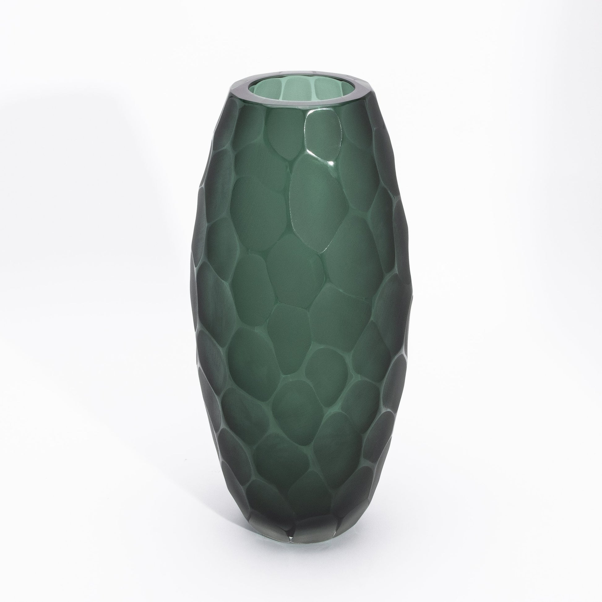 Murano Vase in Eucalyptus Green