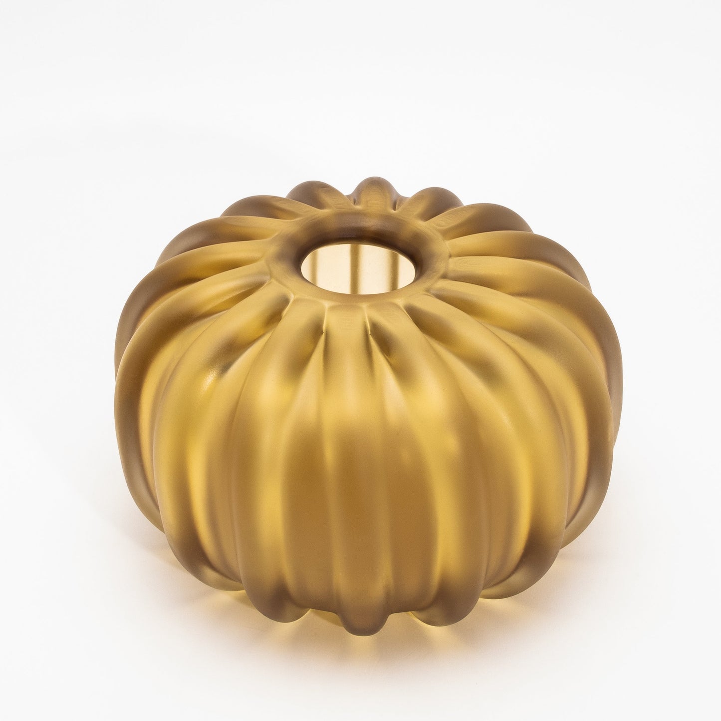 Murano Cactus Vase in Amber