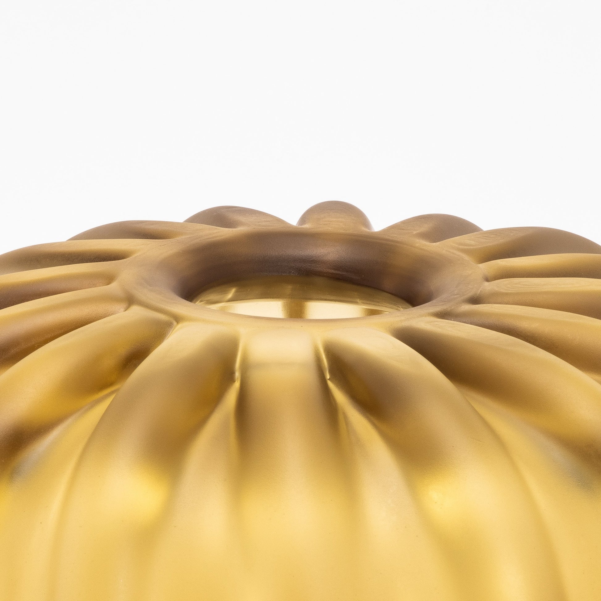 Murano Cactus Vase in Amber