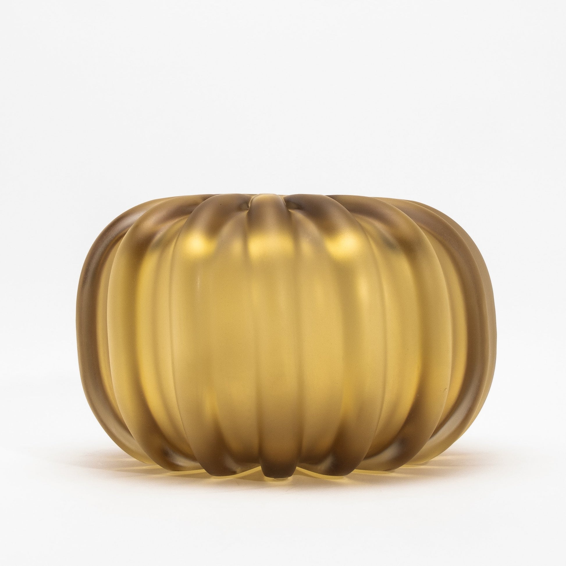 Murano Cactus Vase in Amber