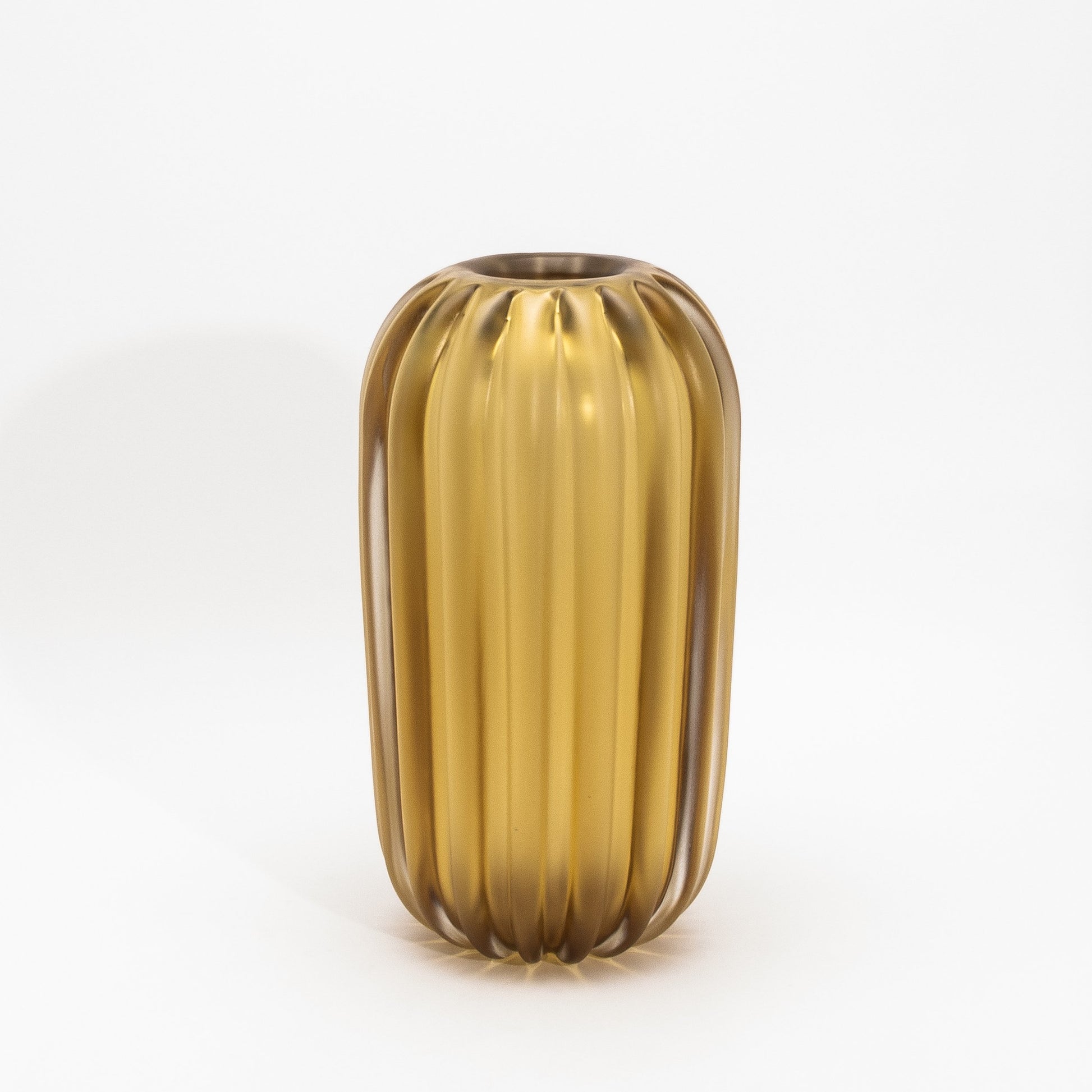 Murano Cactus Vase in Amber