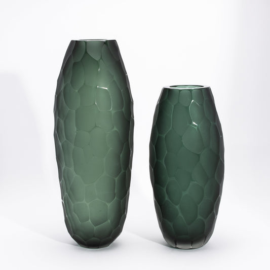 Murano Vase in Eucalyptus Green