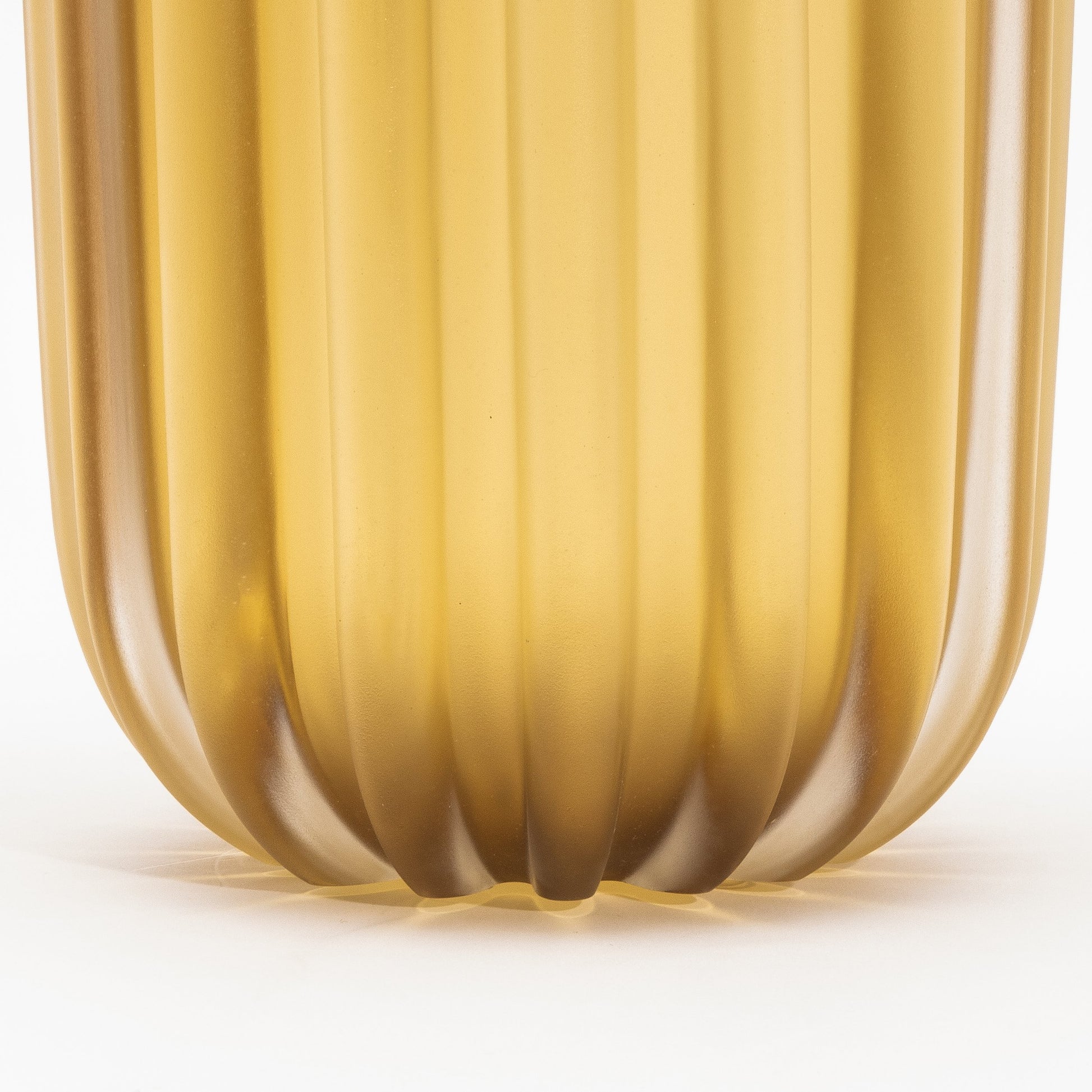 Murano Cactus Vase in Amber
