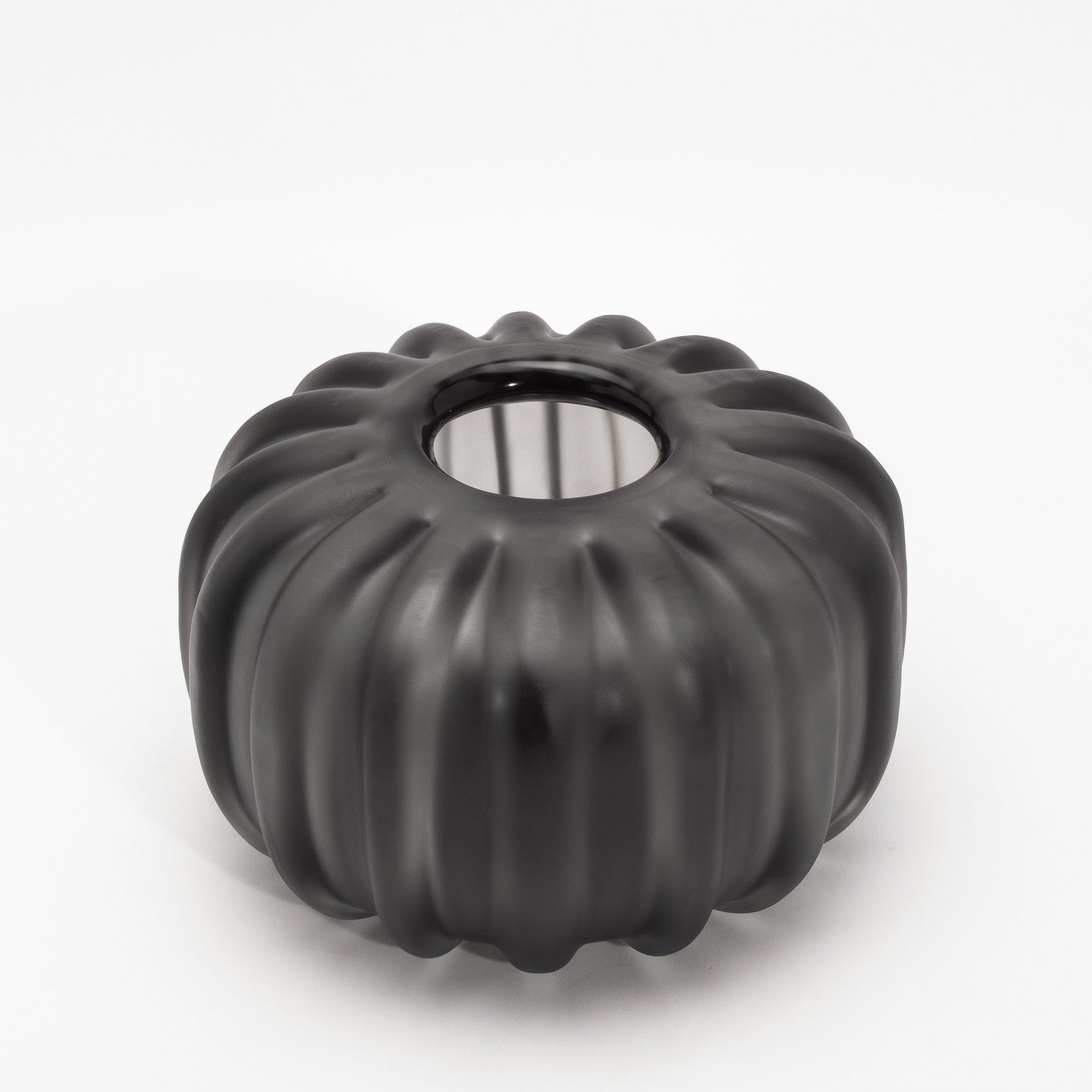 Murano Cactus Vase in Grey