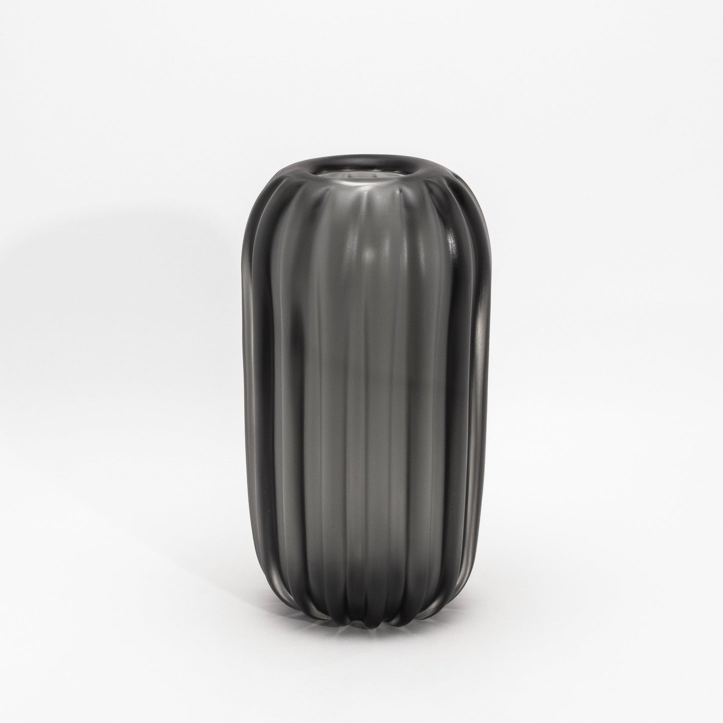 Murano Cactus Vase in Grey
