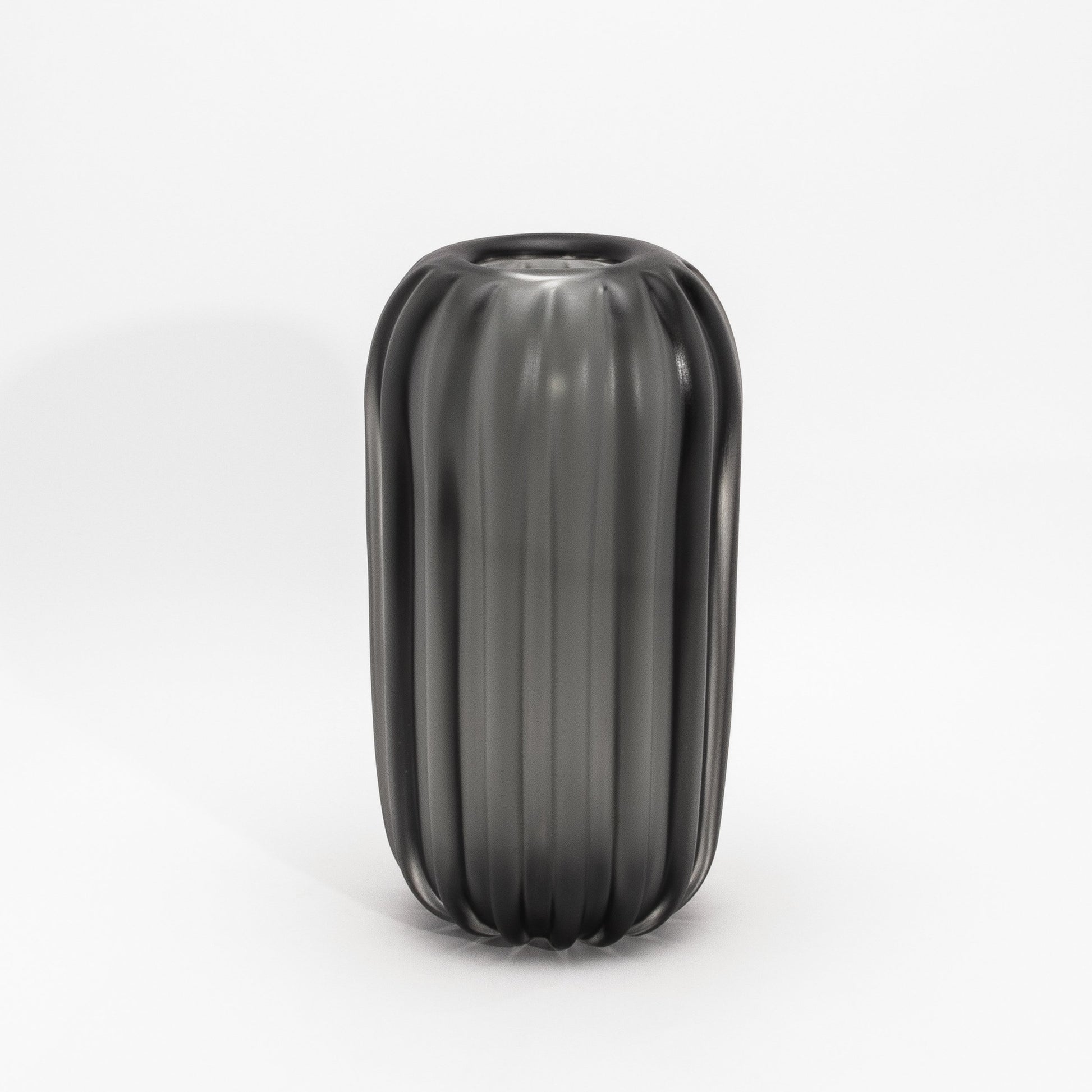 Murano Cactus Vase in Grey