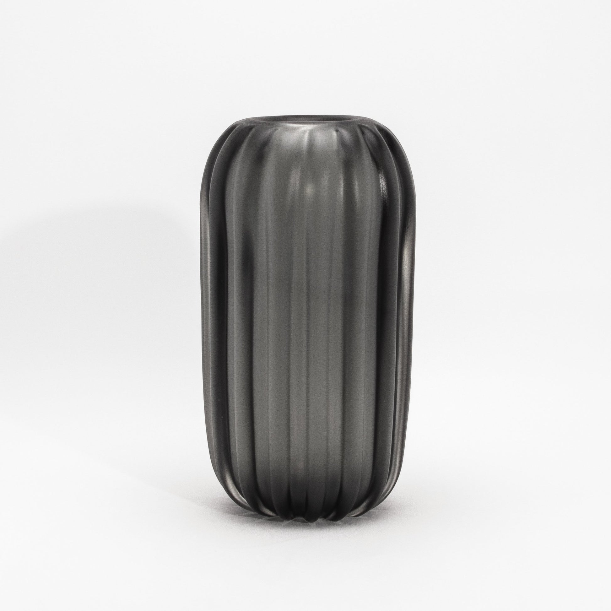 Murano Cactus Vase in Grey