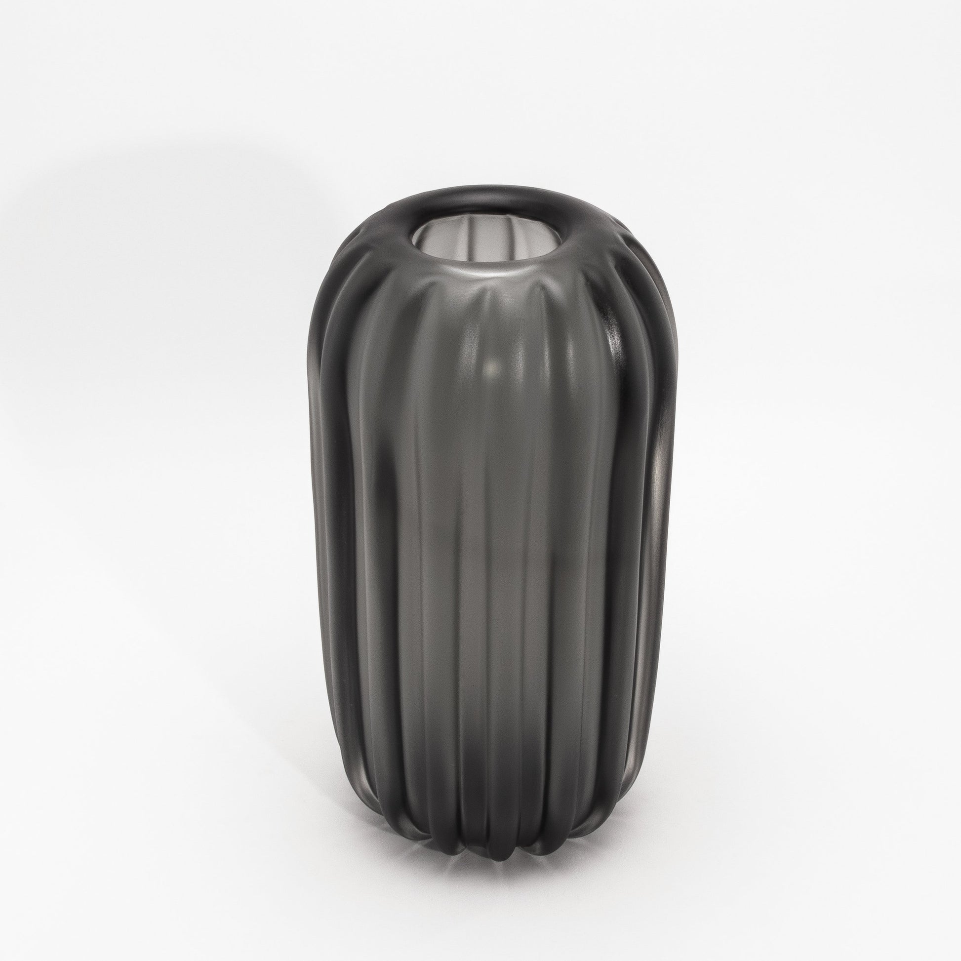 Murano Cactus Vase in Grey