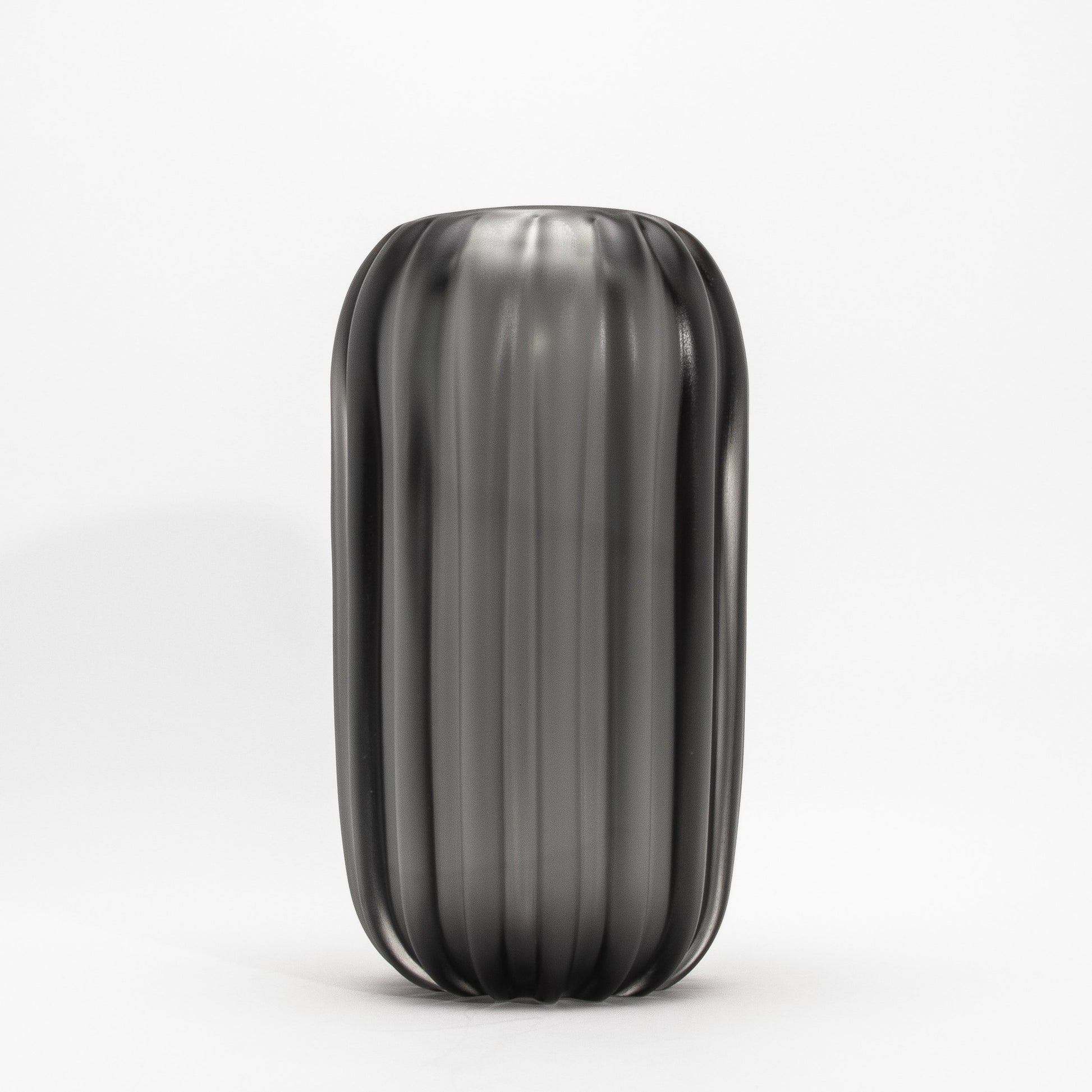 Murano Cactus Vase in Grey