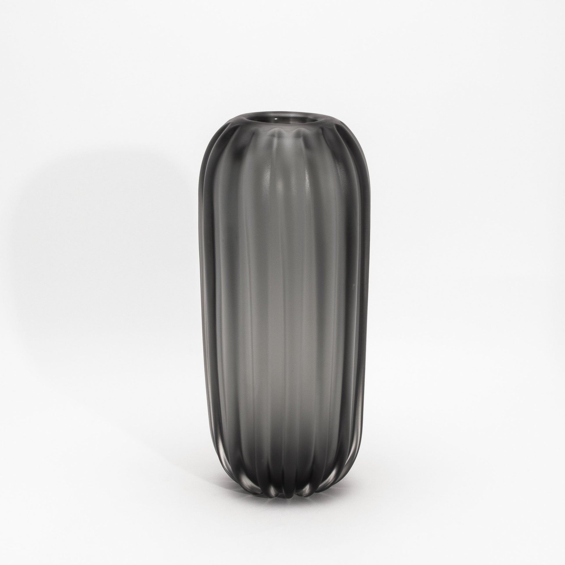 Murano Cactus Vase in Grey