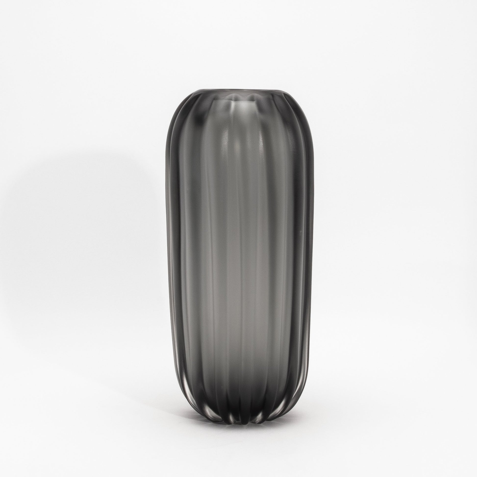 Murano Cactus Vase in Grey