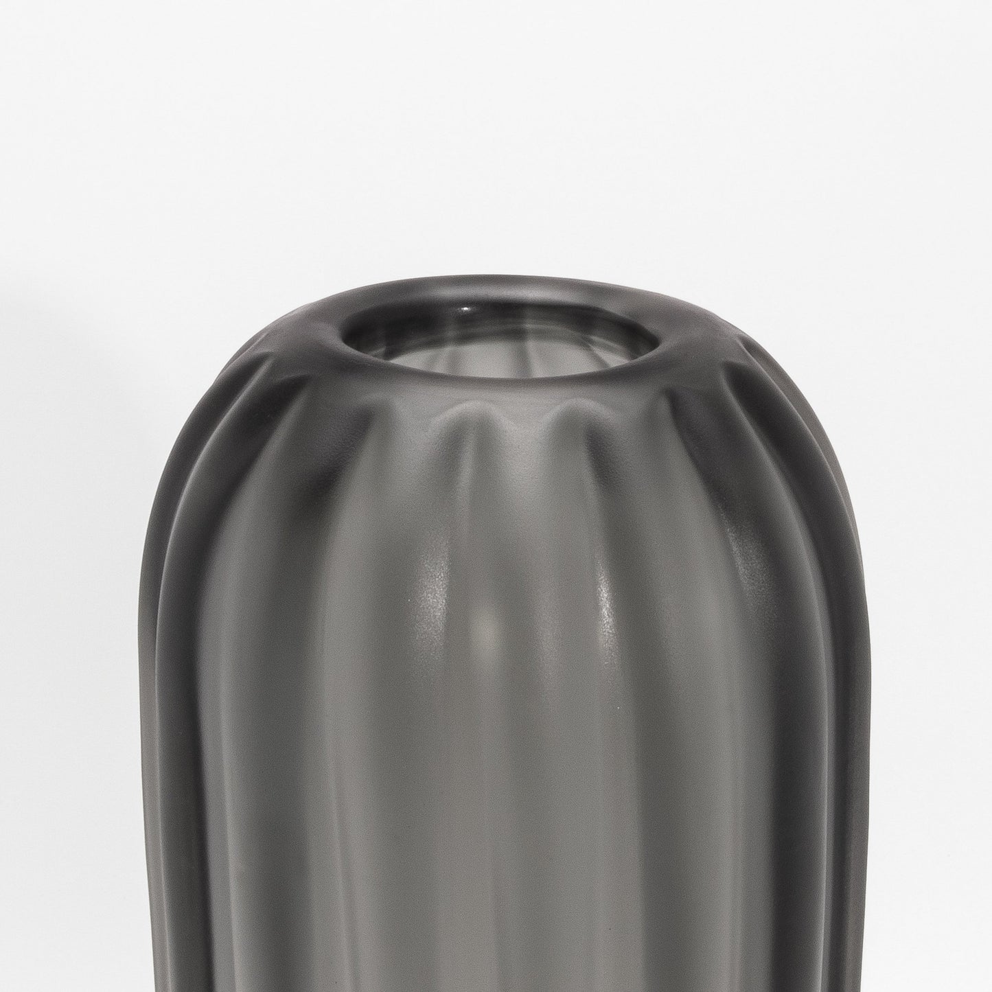 Murano Cactus Vase in Grey