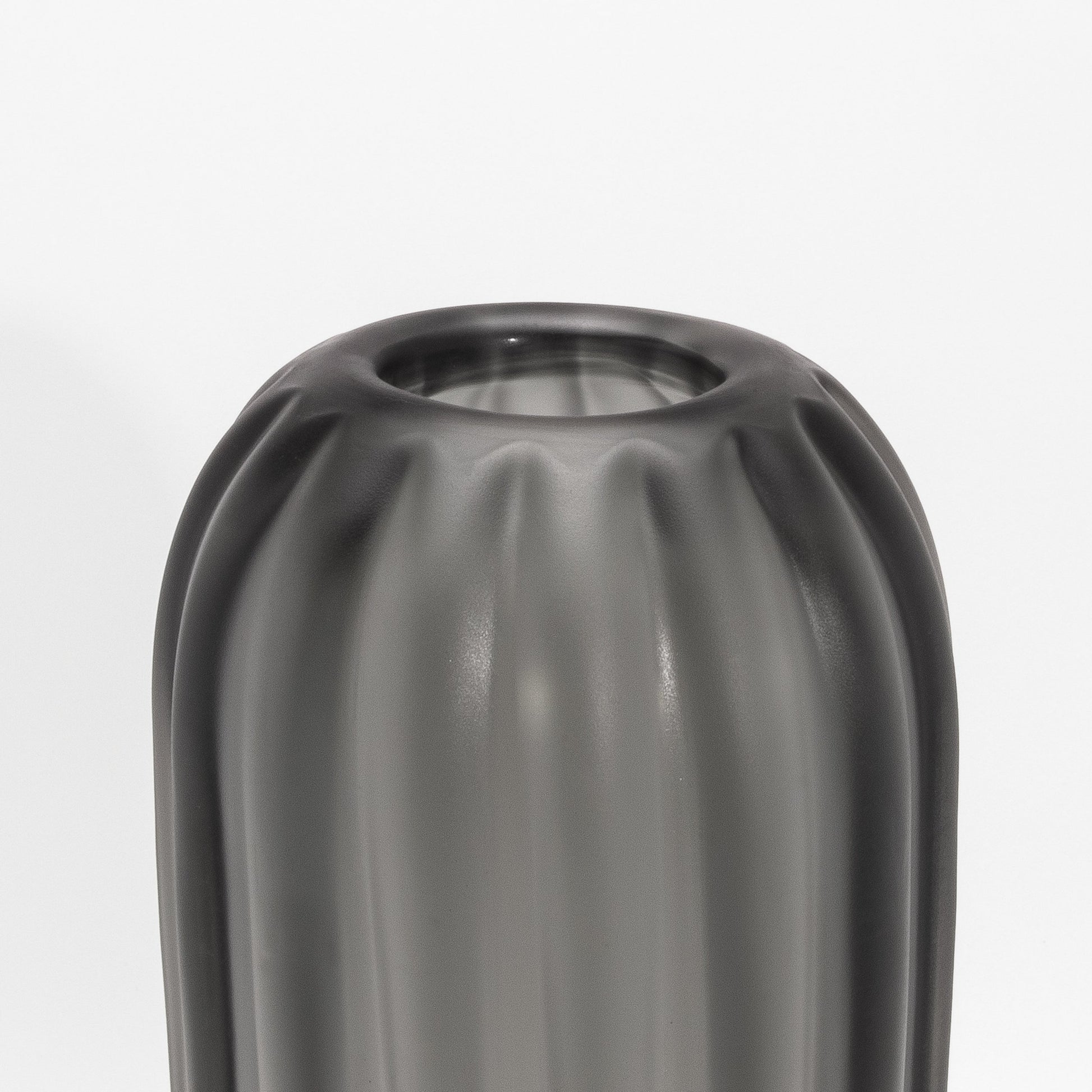 Murano Cactus Vase in Grey