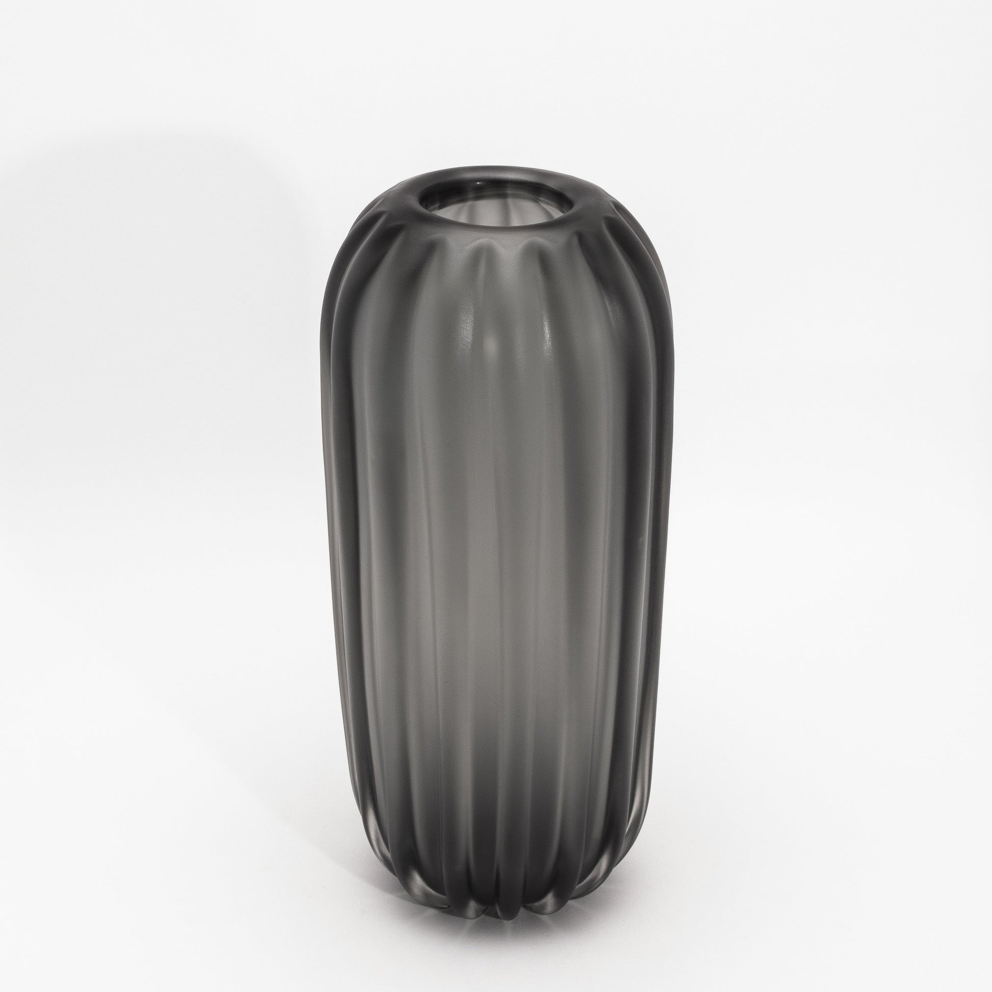 Murano Cactus Vase in Grey