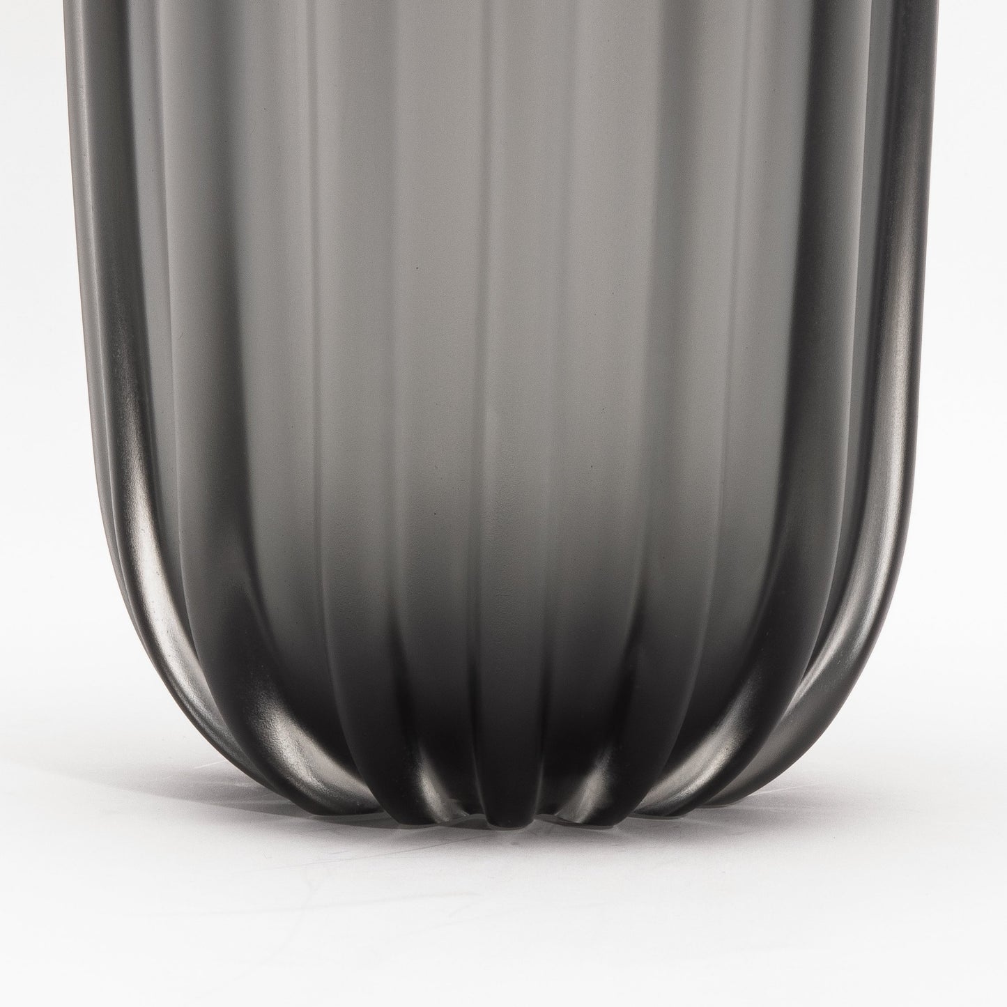 Murano Cactus Vase in Grey