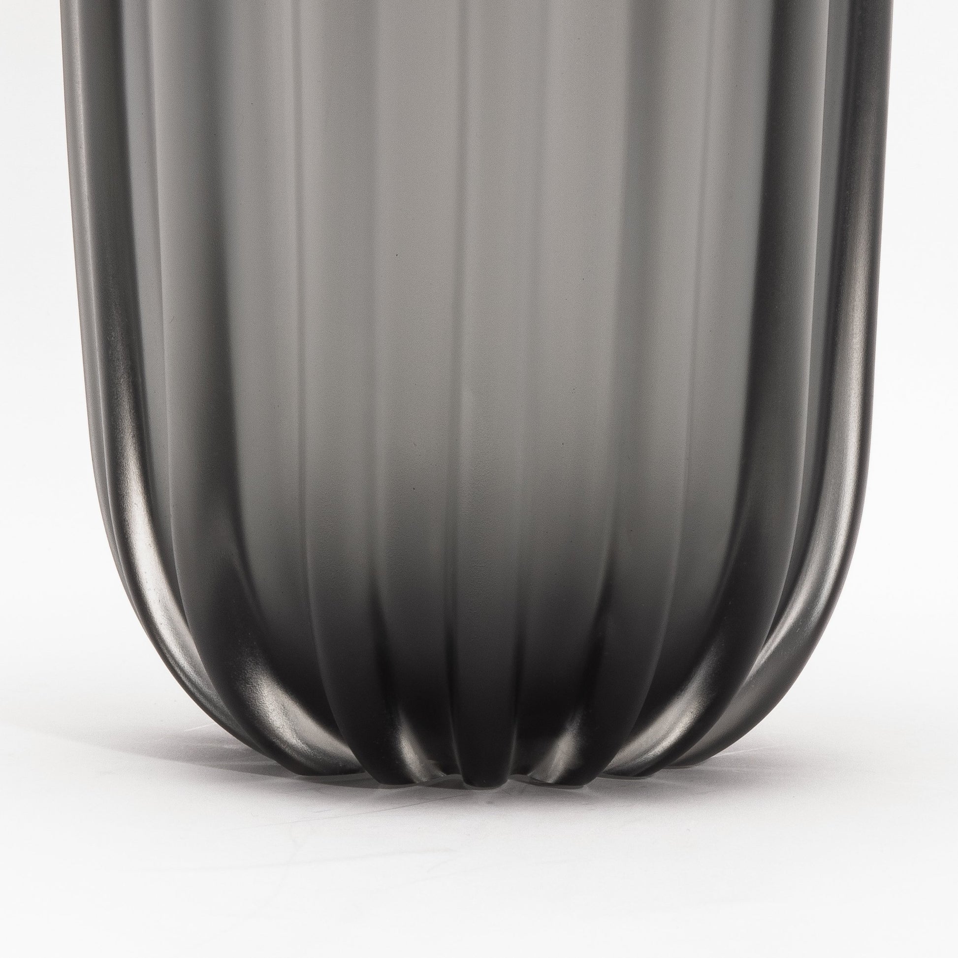 Murano Cactus Vase in Grey