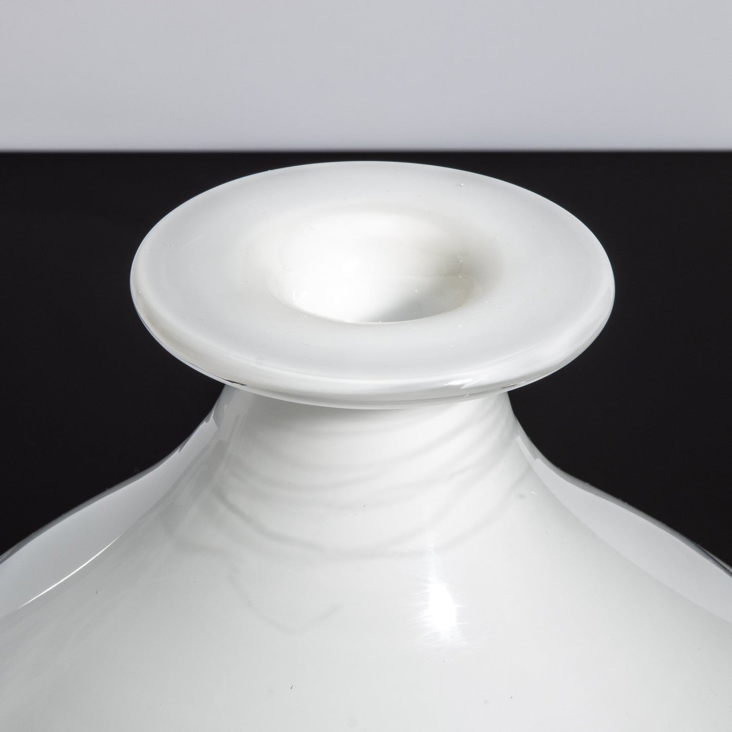 Murano Bottle Crystal White L