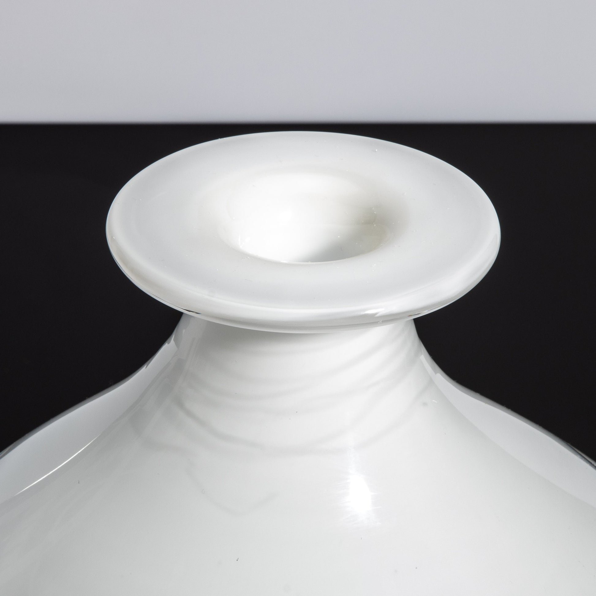 Murano Bottle Crystal White L
