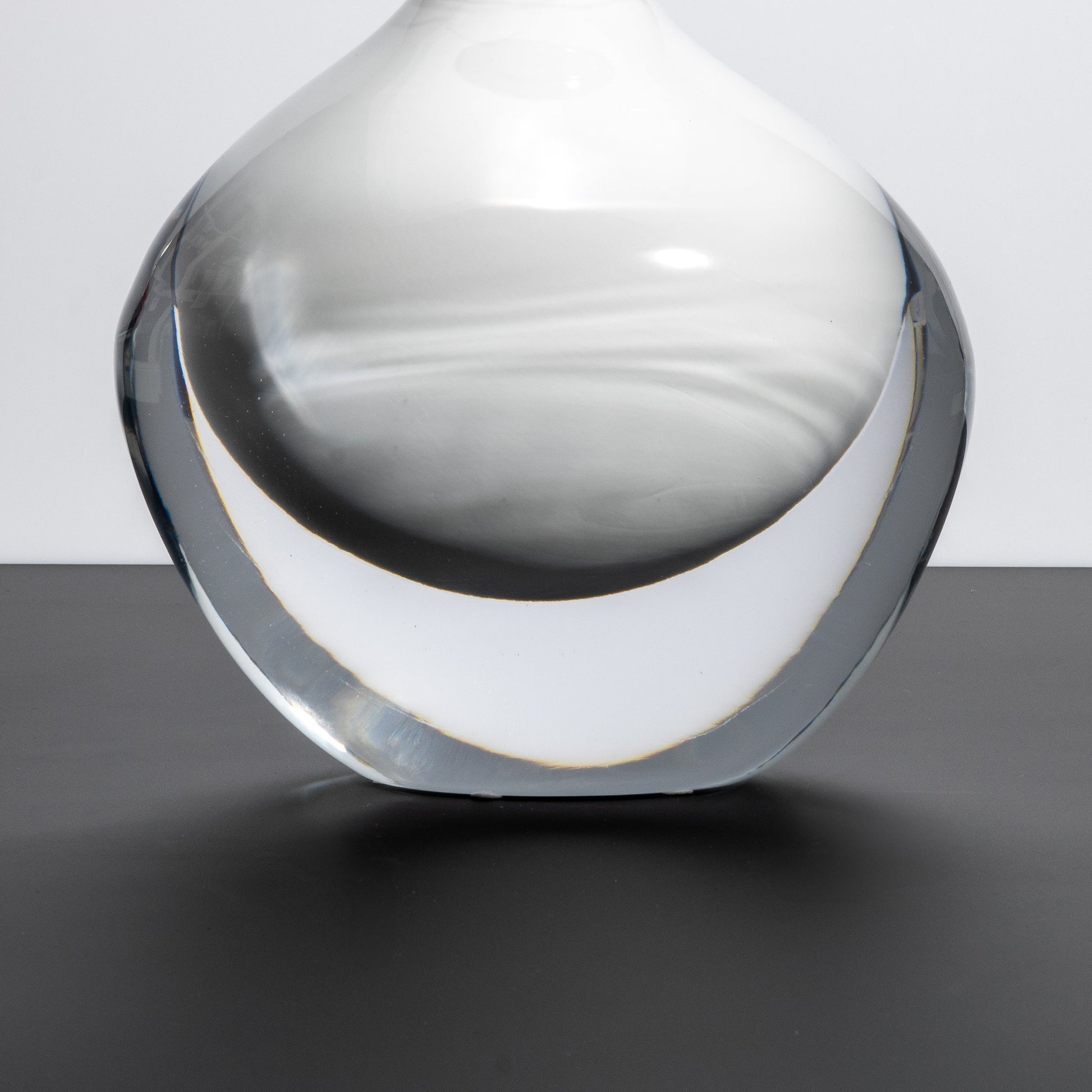 Murano Bottle Crystal White L