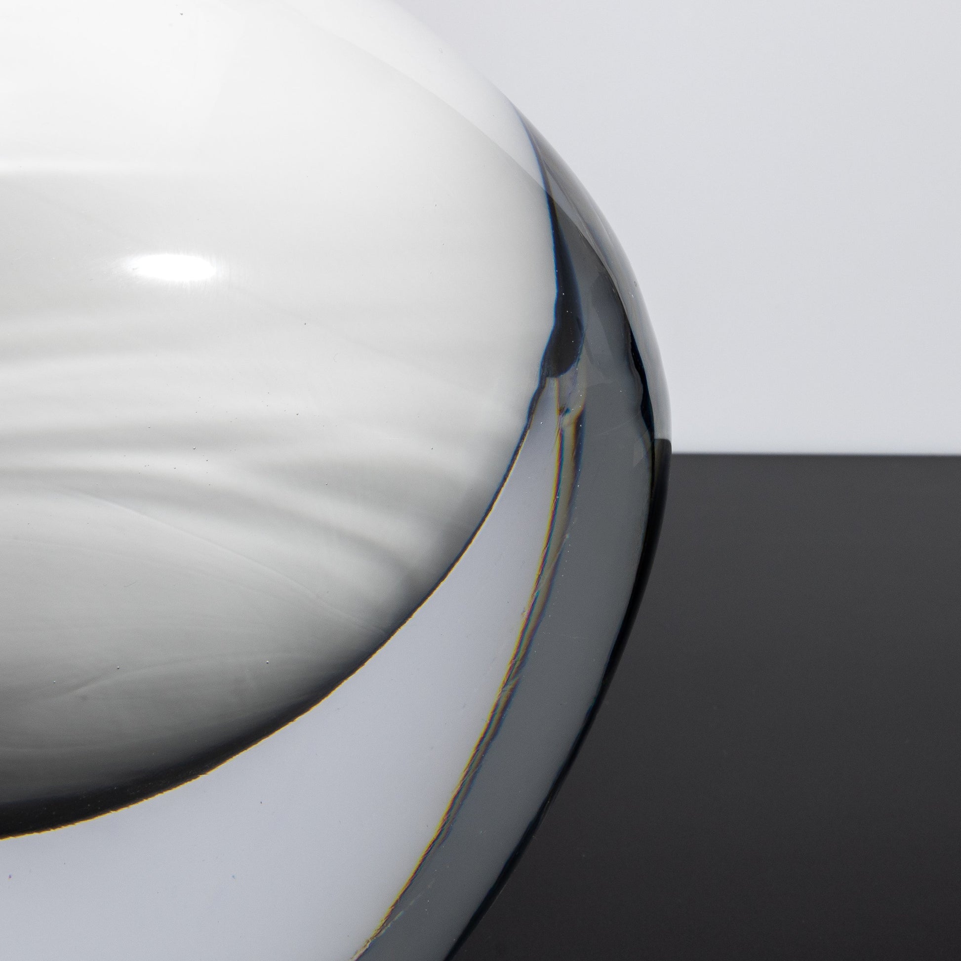 Murano Bottle Crystal White L