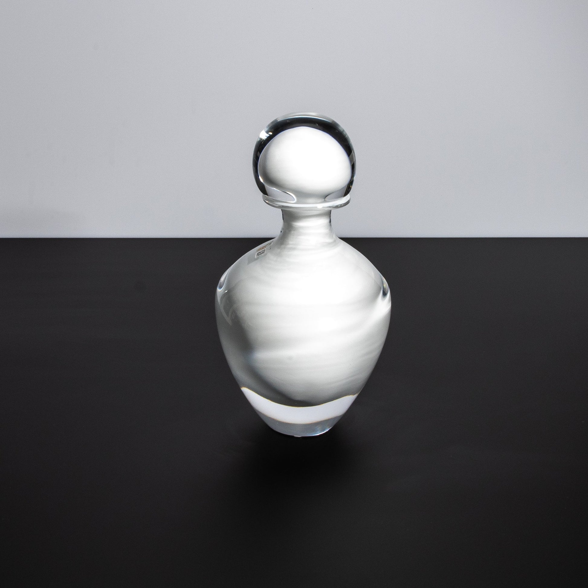 Murano Bottle Crystal White M