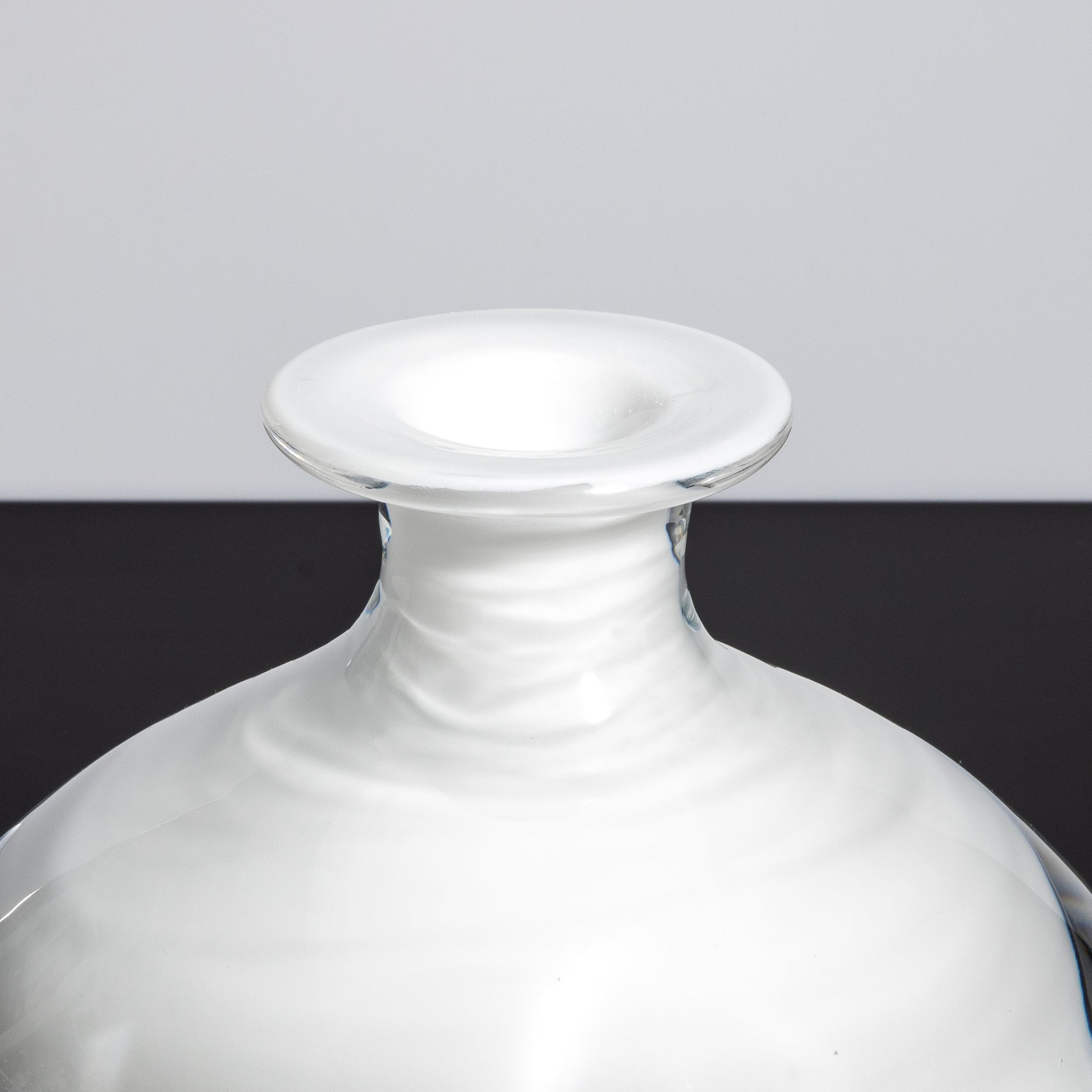Murano Bottle Crystal White M