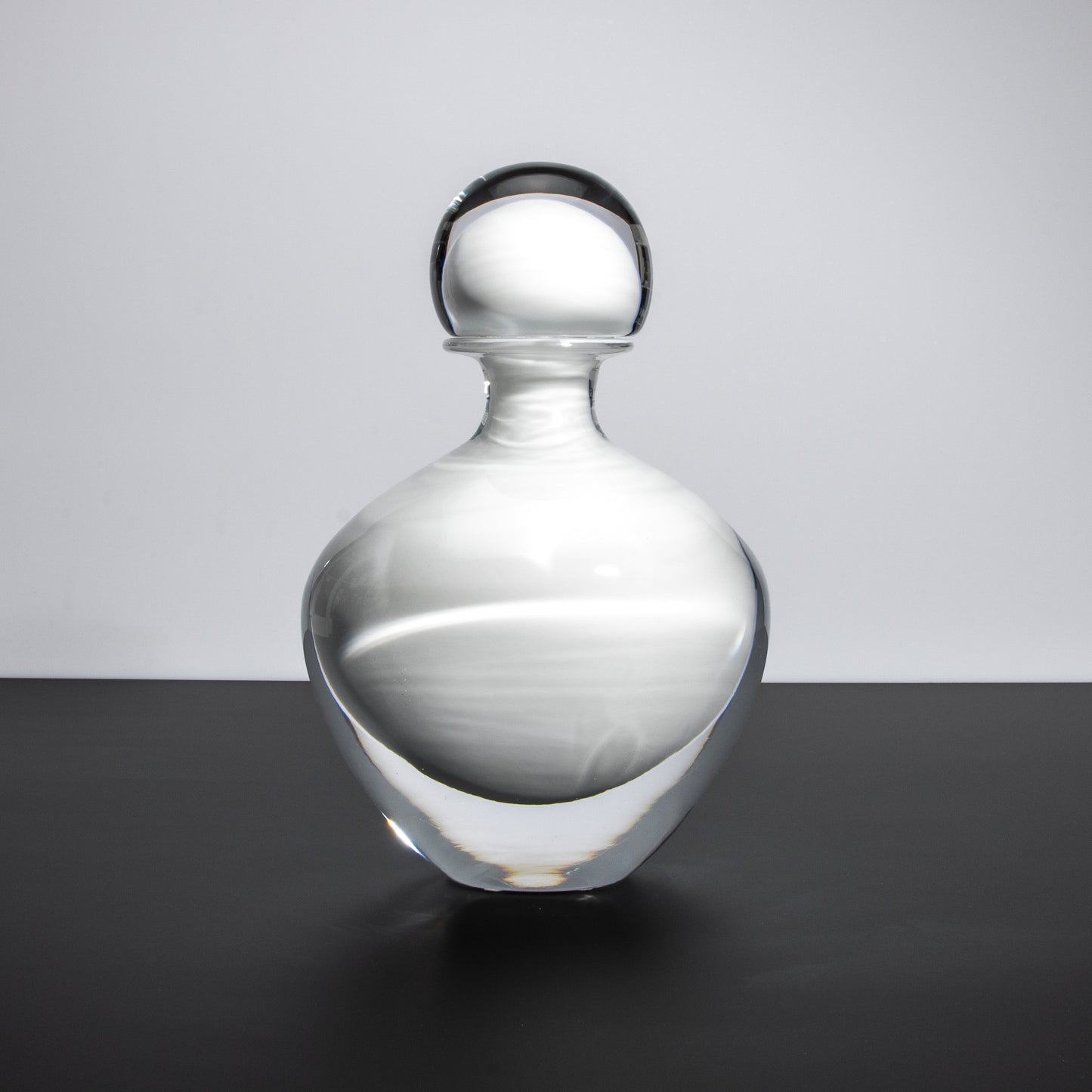 Murano Bottle Crystal White M