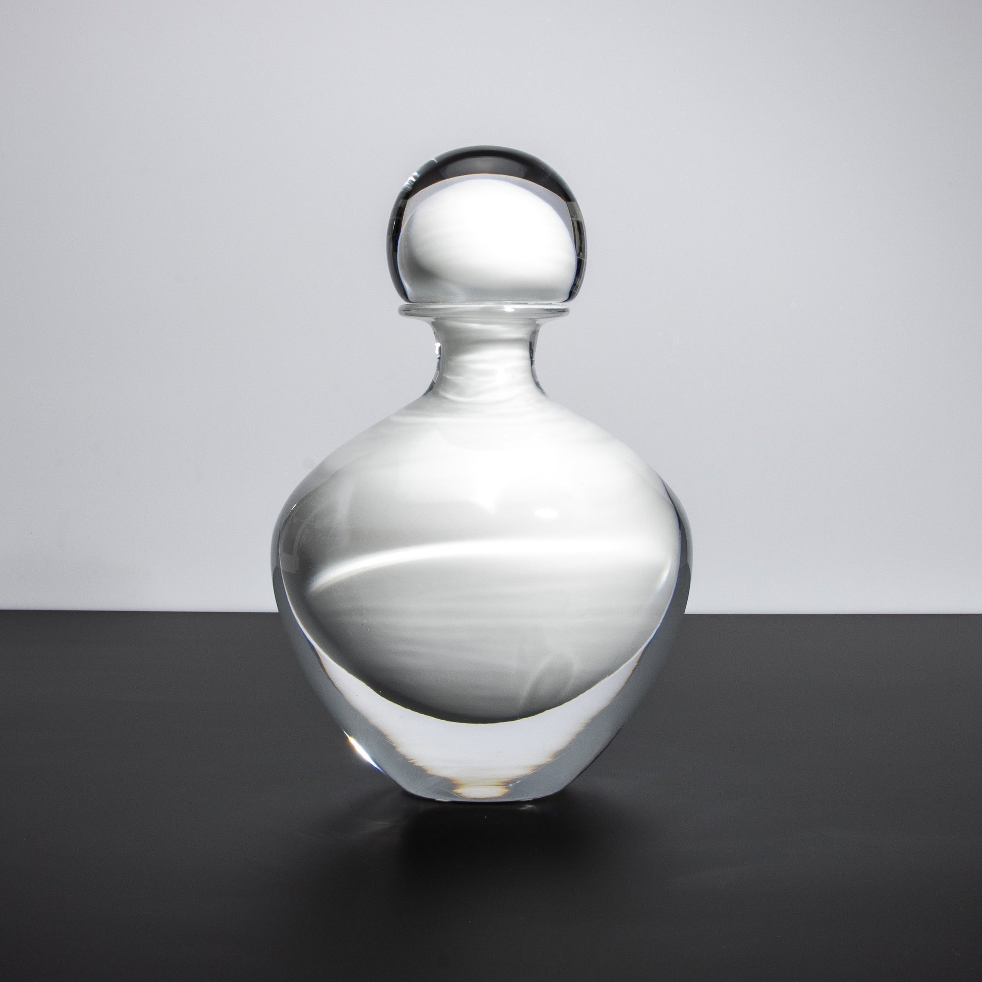 Murano Bottle Crystal White M