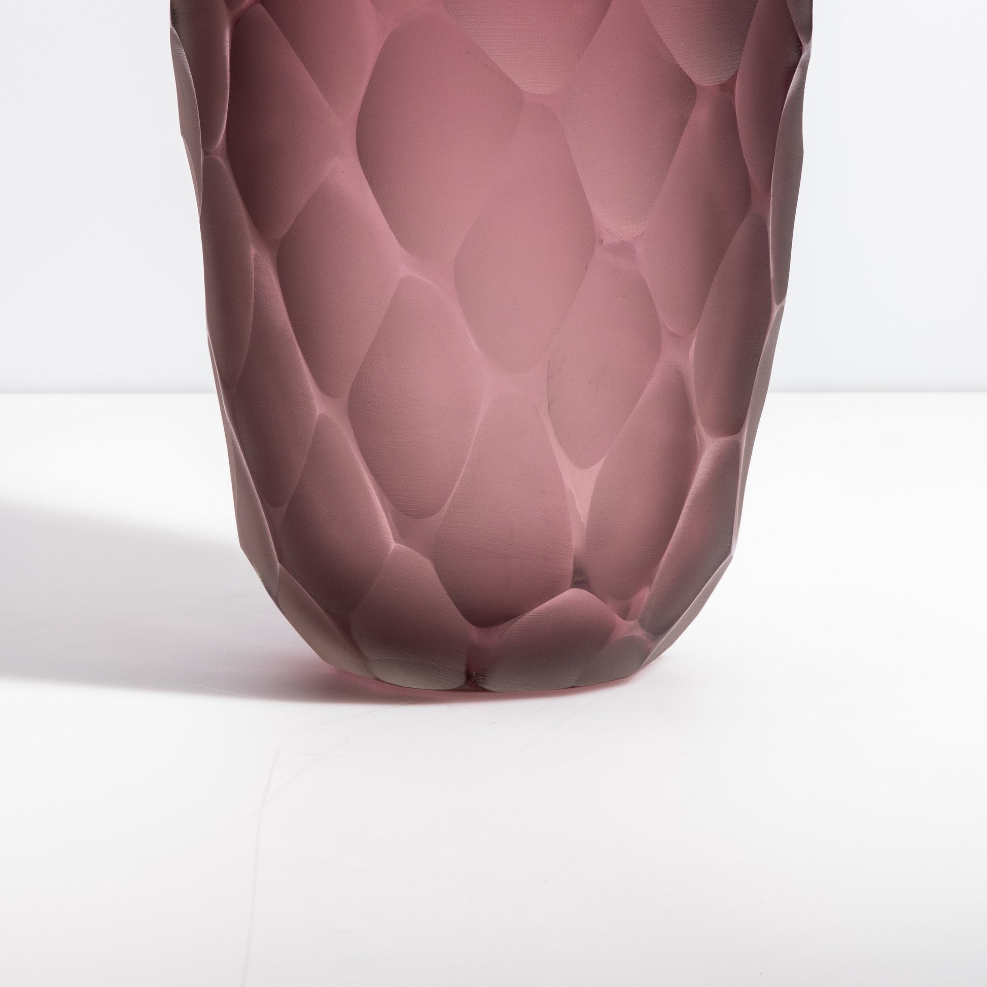 Murano Battuto Vase Tall in Amethyst