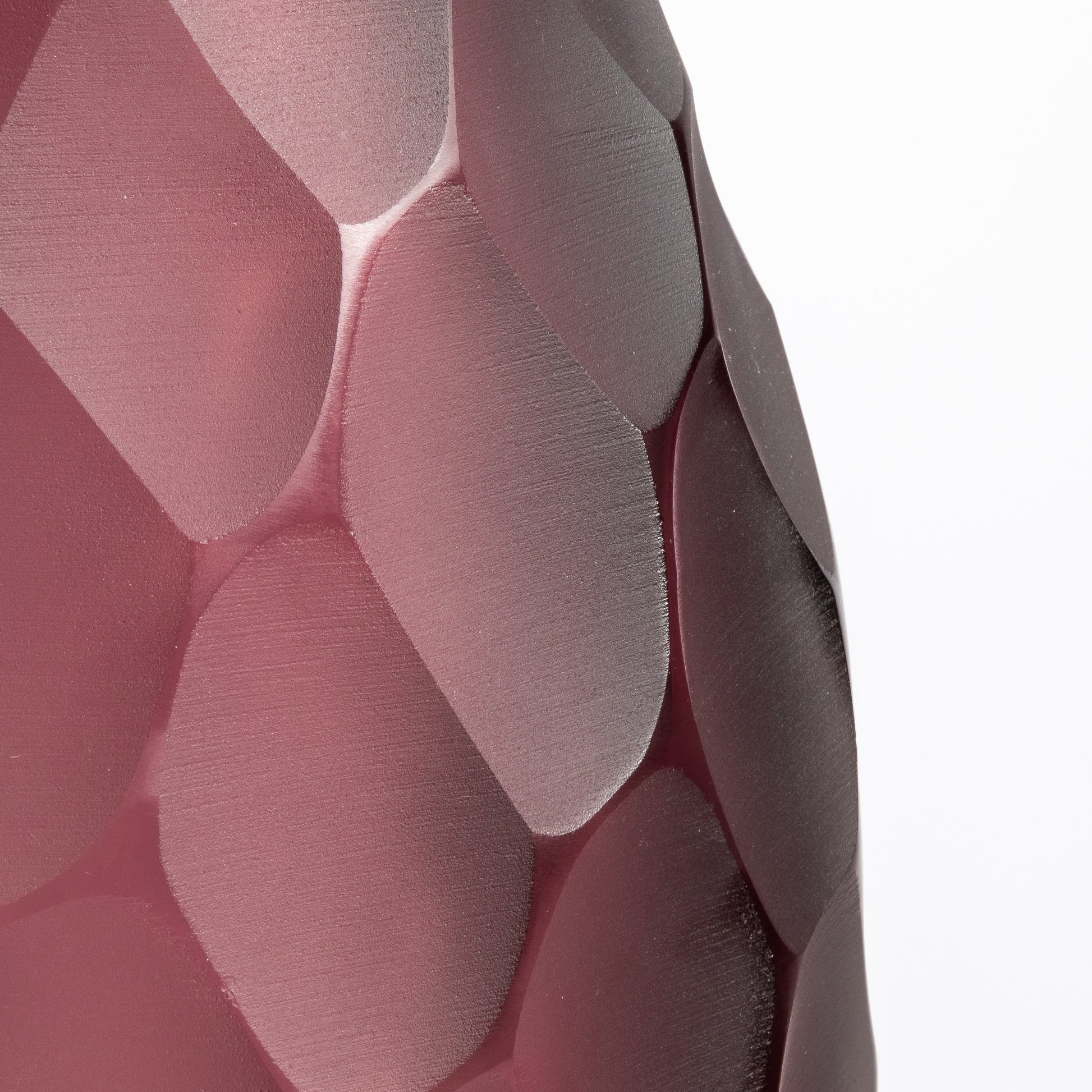 Murano Battuto Vase Tall in Amethyst