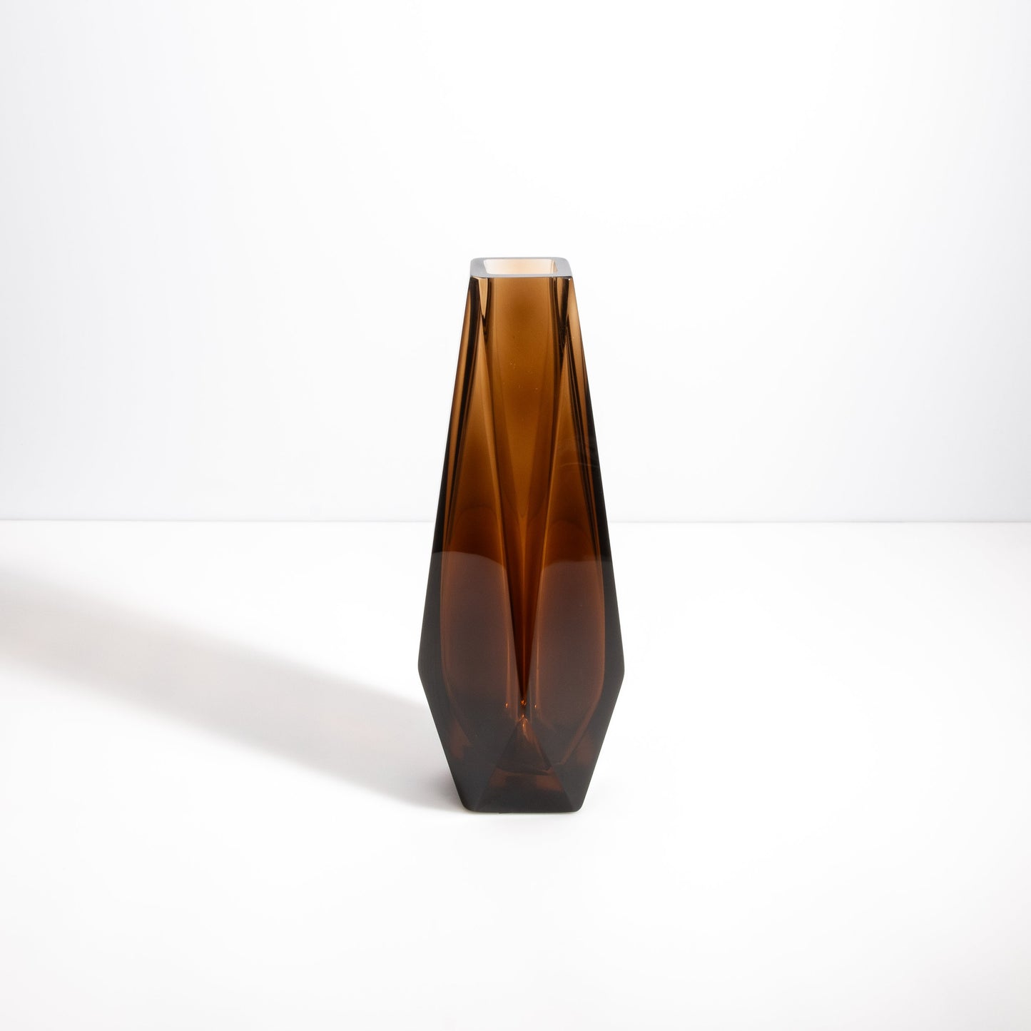 Murano Goccia Vase in Dark Brown