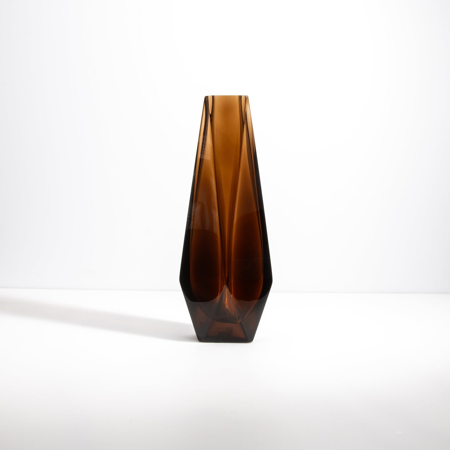 Murano Goccia Vase in Dark Brown