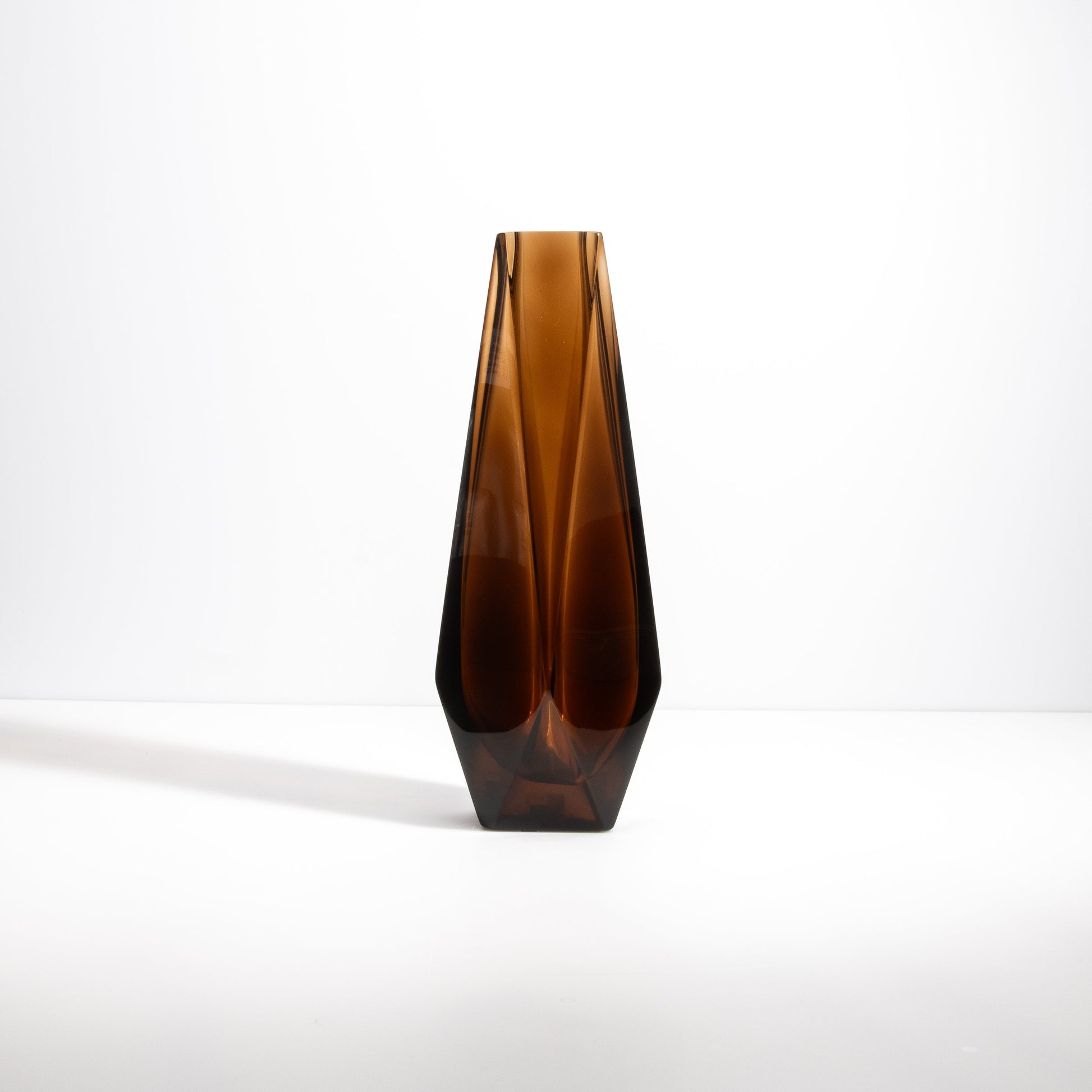 Murano Goccia Vase in Dark Brown