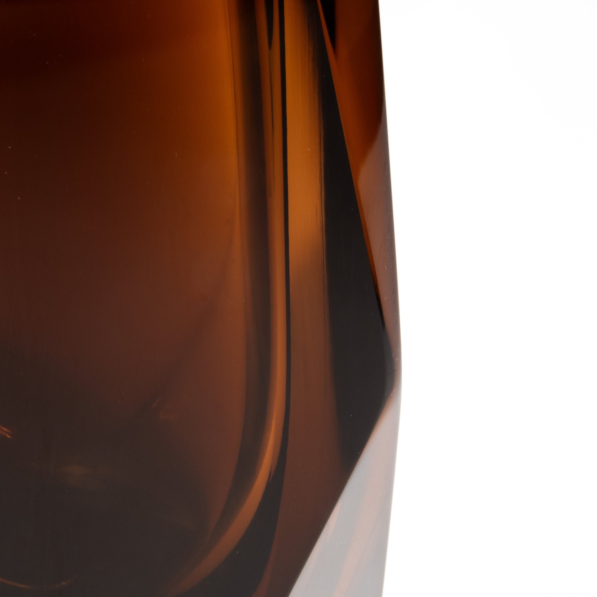 Murano Goccia Vase in Dark Brown