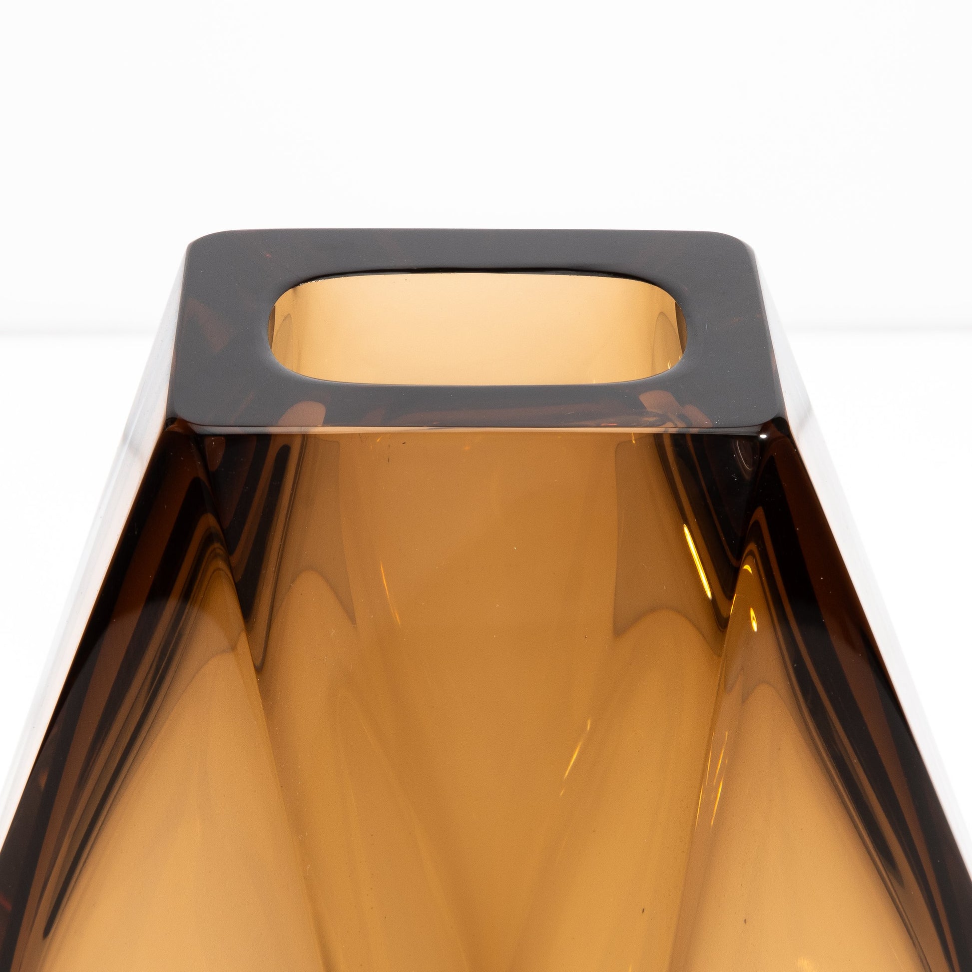 Murano Goccia Vase in Tobacco