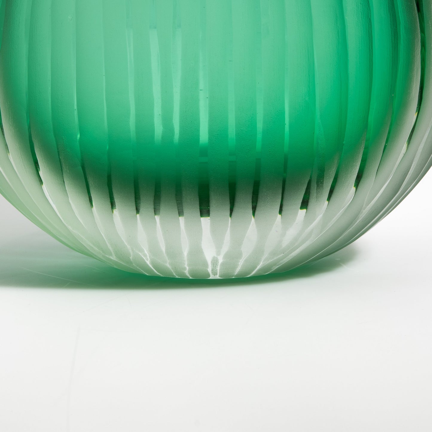 Murano Supreme Vase in Emerald Green