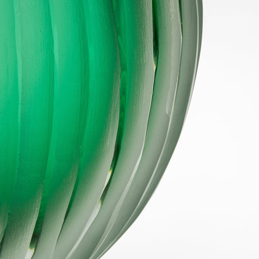 Murano Supreme Vase in Emerald Green