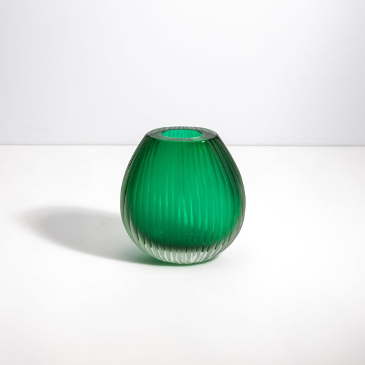 Murano Supreme Vase in Emerald Green