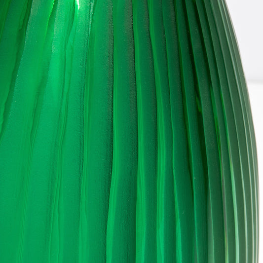 Murano Supreme Vase in Emerald Green