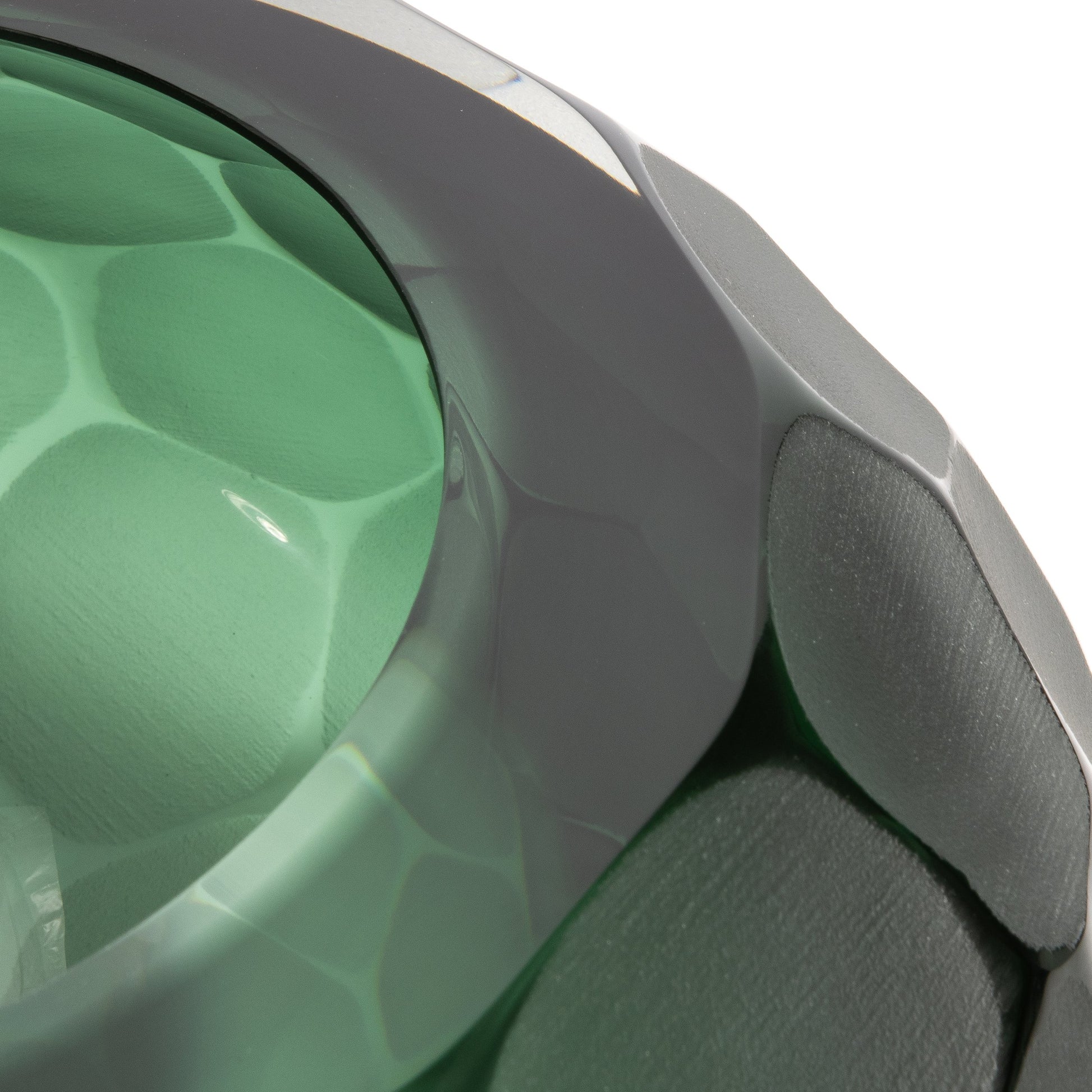 Murano Bowl Battuto Emerald Green