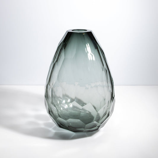 Murano Barrel Vase in Tourmaline