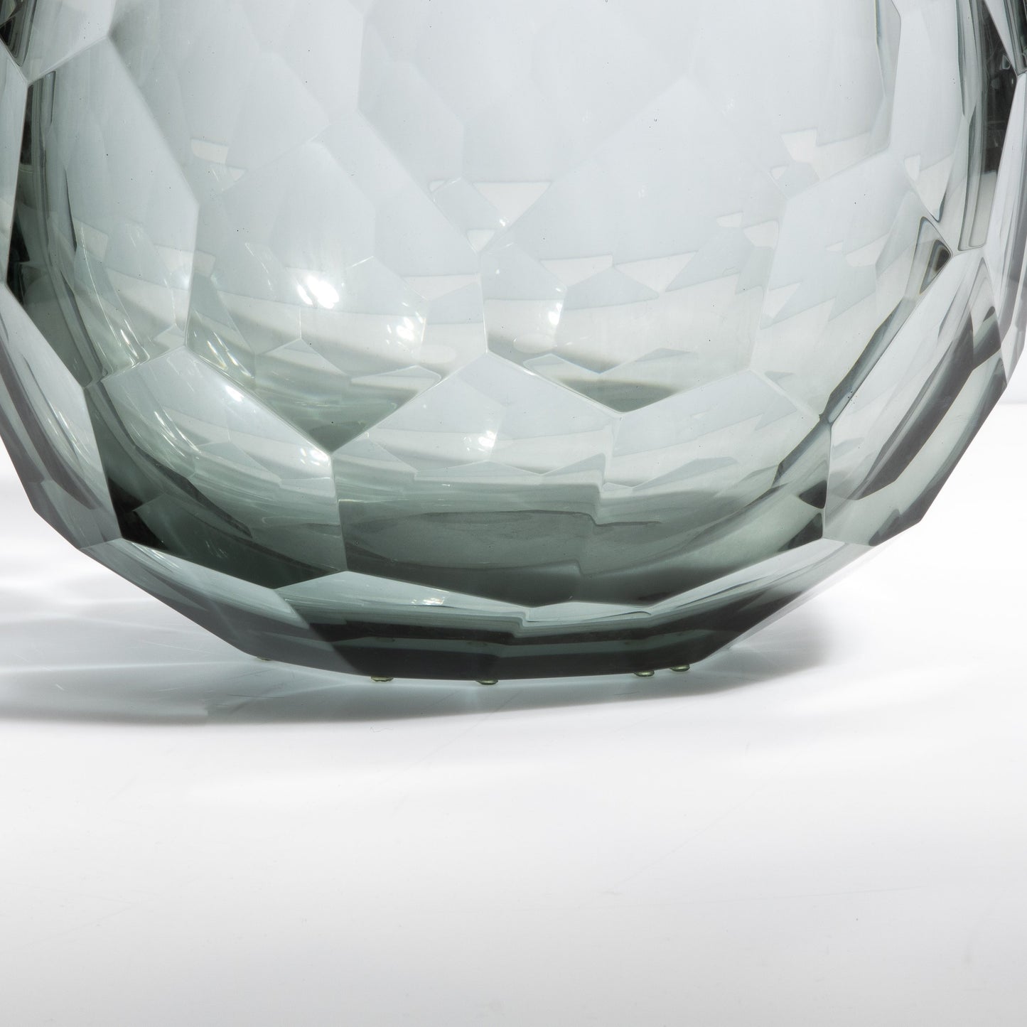 Murano Barrel Vase in Tourmaline